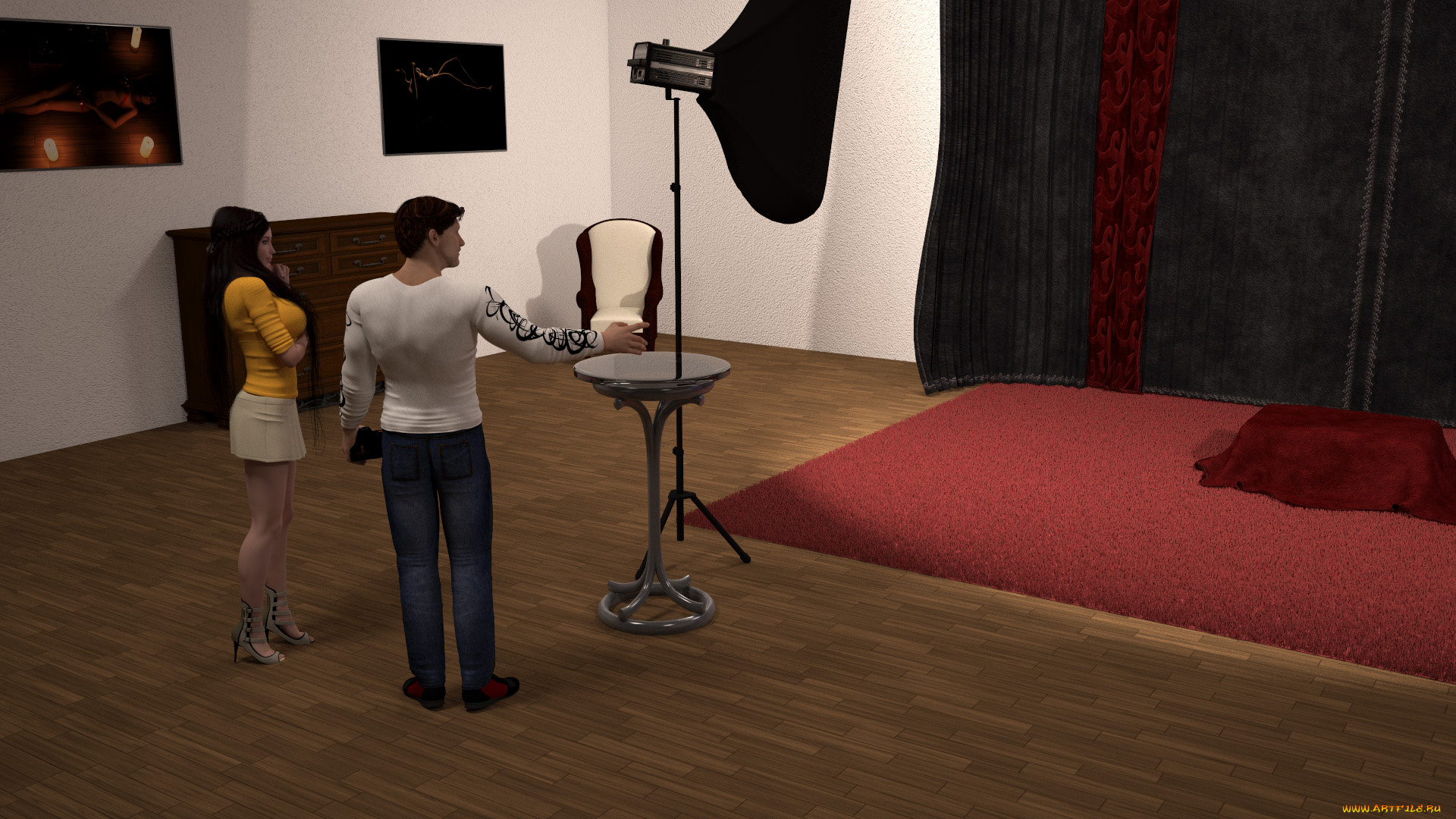 3д, графика, люди, , people, фон, взгляд, девушка, мужчина