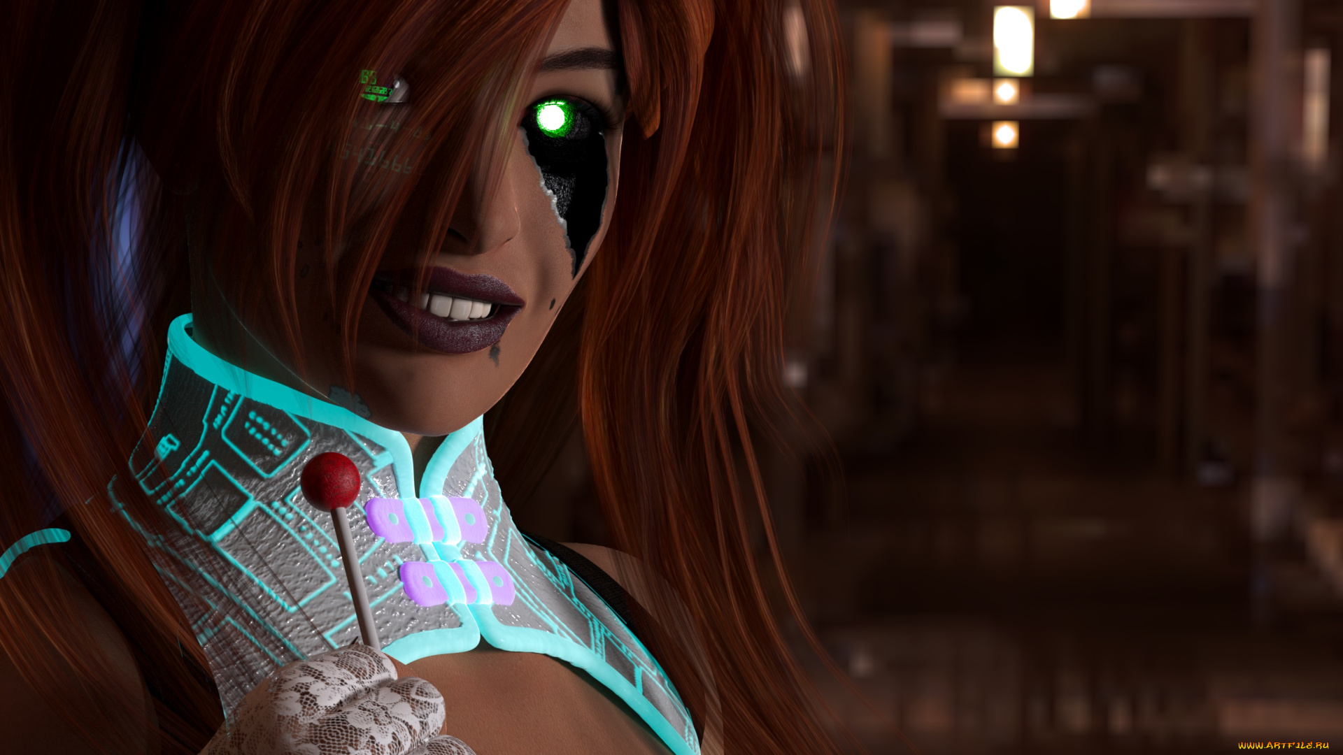 3д, графика, существа, , creatures, взгляд, киборг, фон