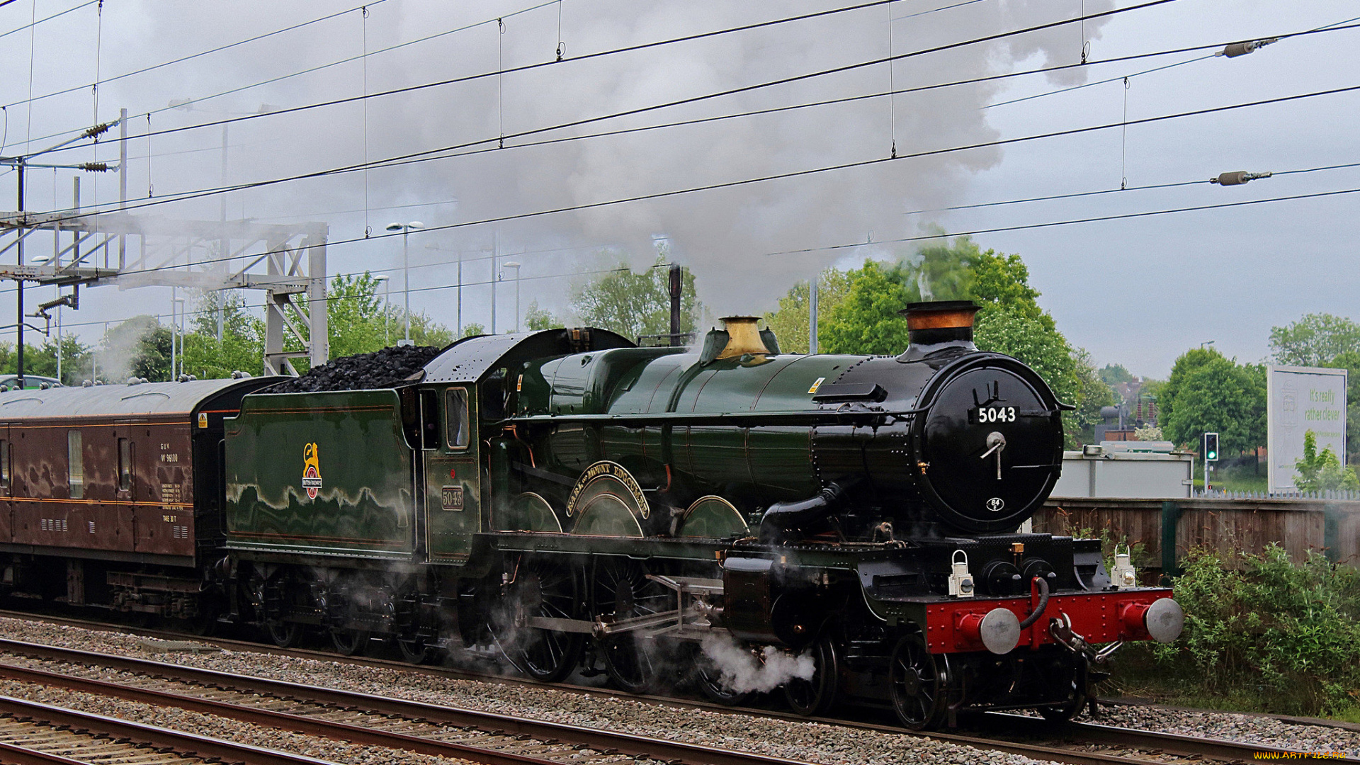 техника, паровозы, железная, дорога, рельсы, паровоз