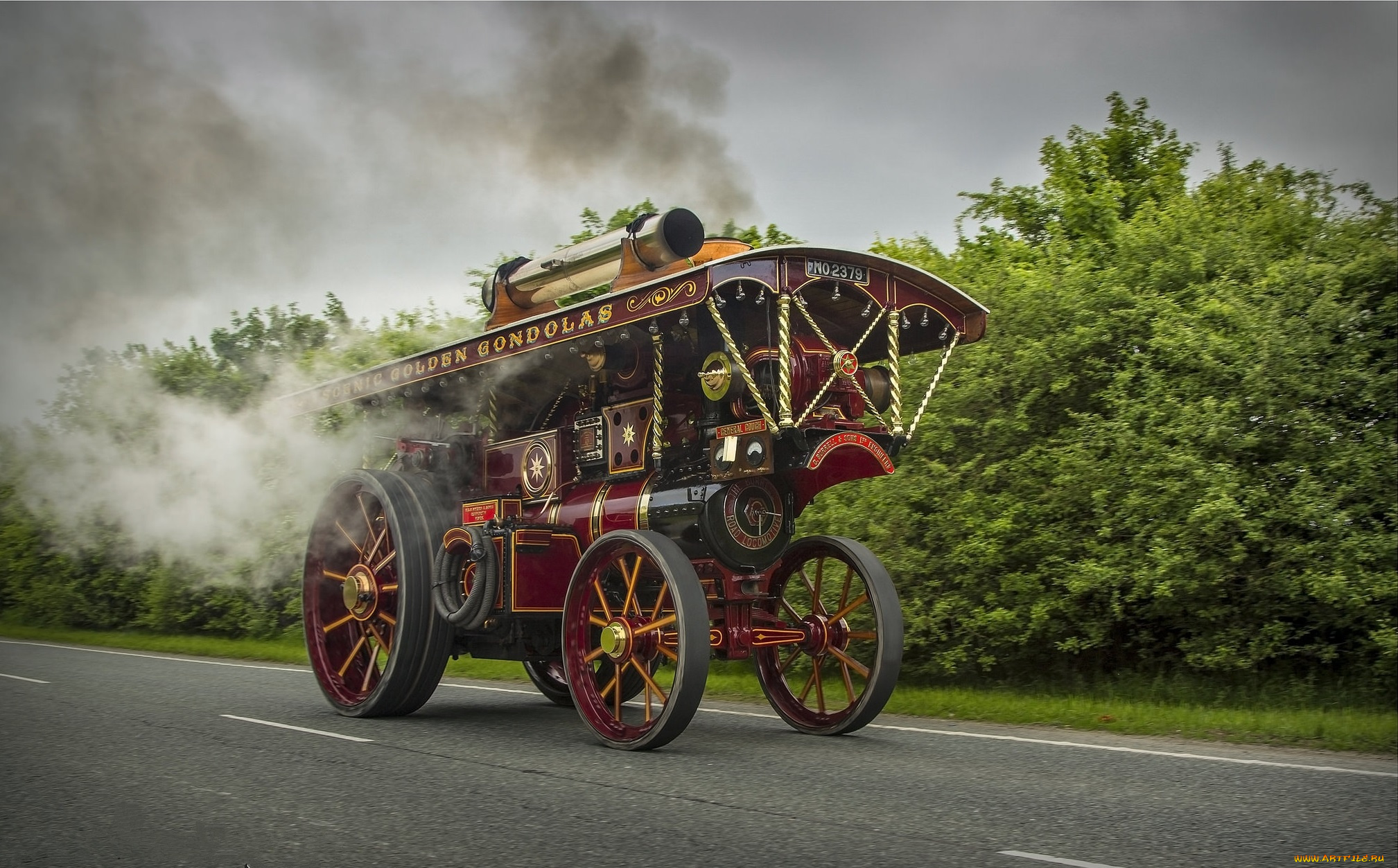 техника, тракторы, паровой, трактор