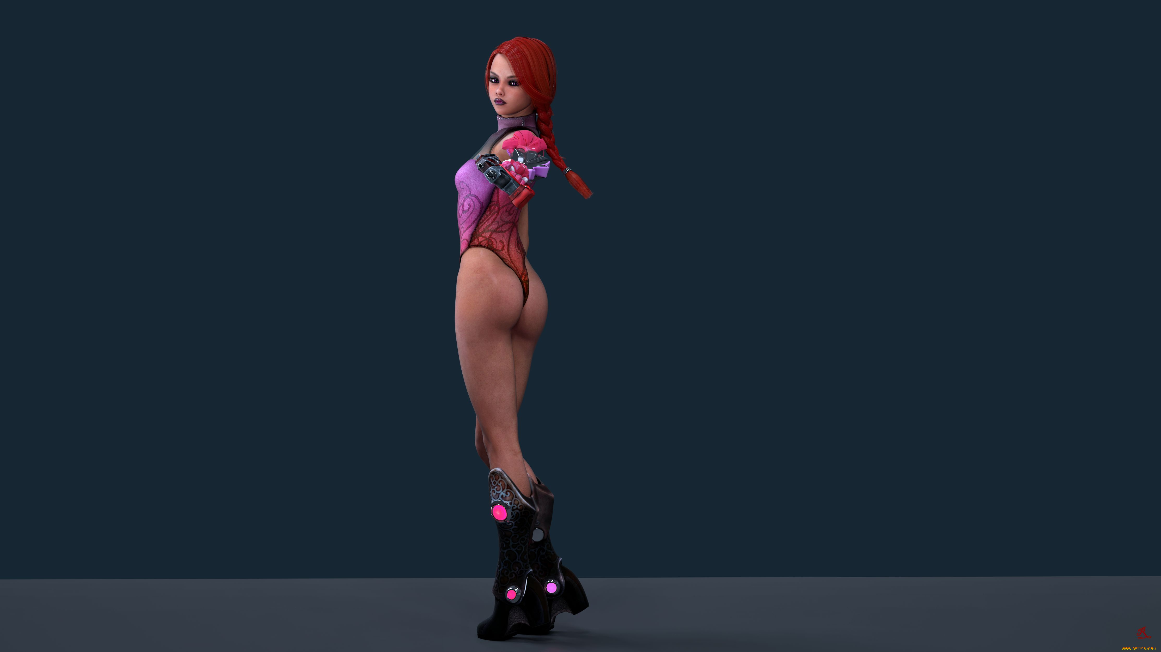 3д, графика, люди, , people, оружие, фон, взгляд, девушка