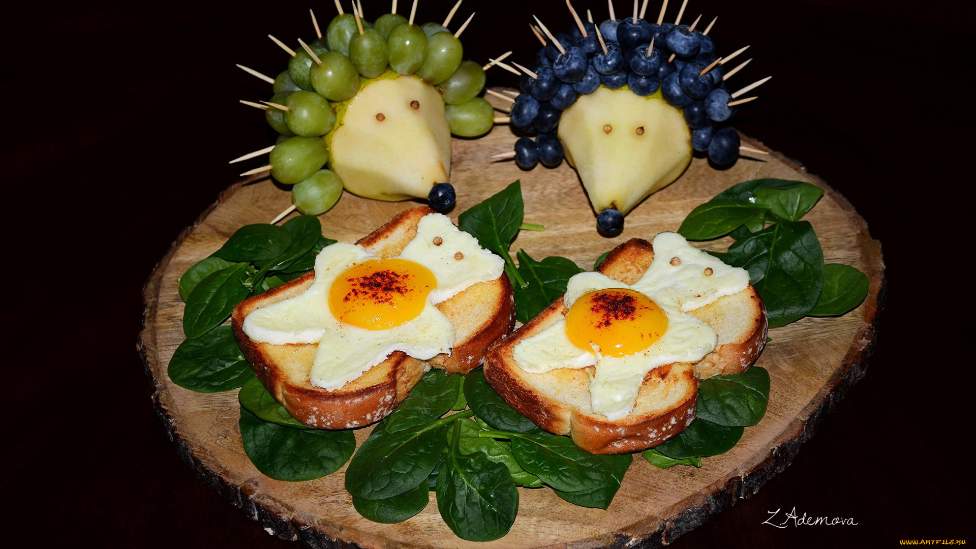 еда, бутерброды, , гамбургеры, , канапе, зелень, гренки, глазунья