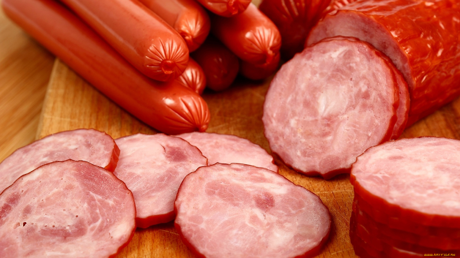 еда, колбасные, изделия, ветчина, сосиски