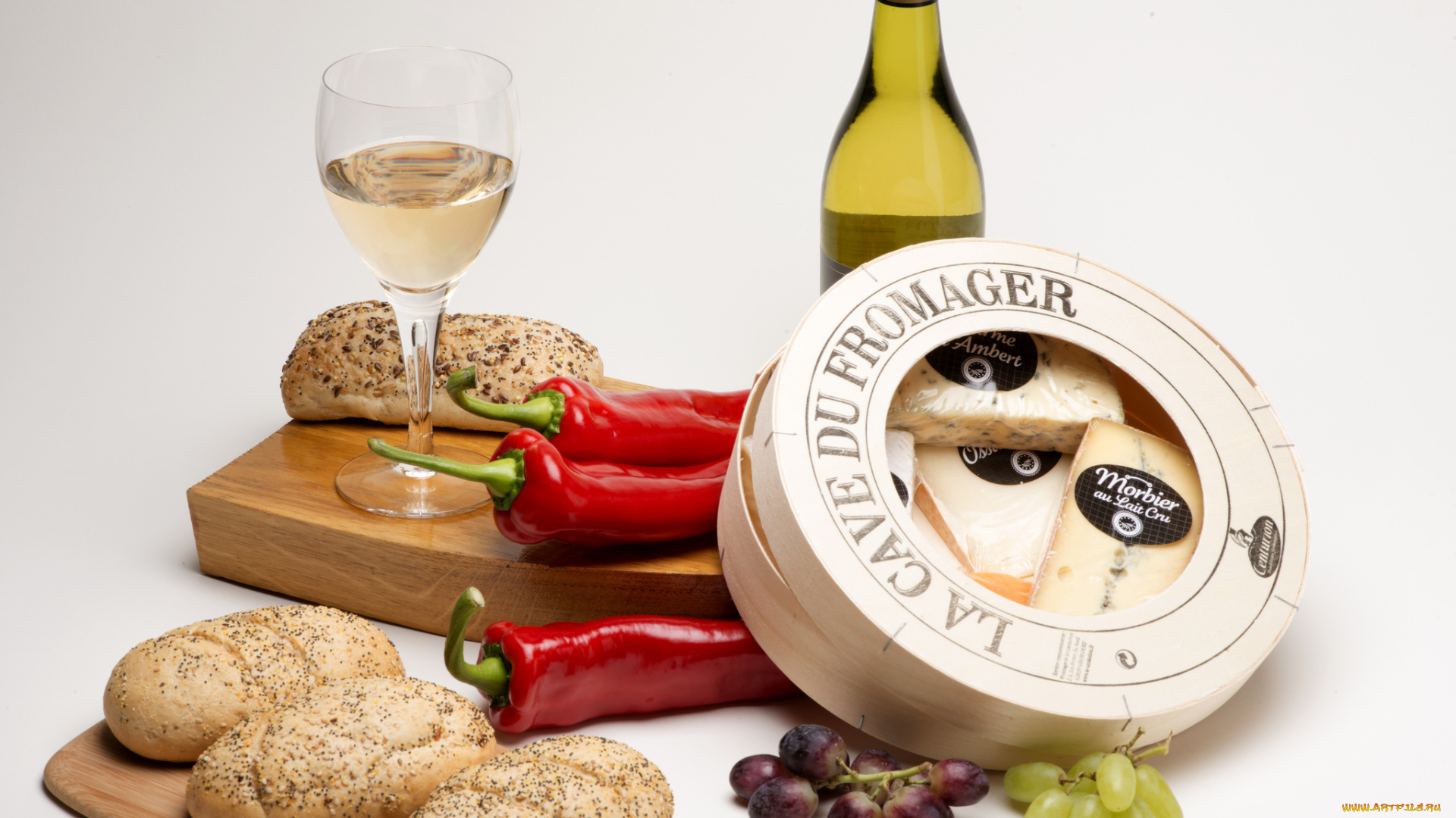 еда, натюрморт, хлеб, сыр, вино