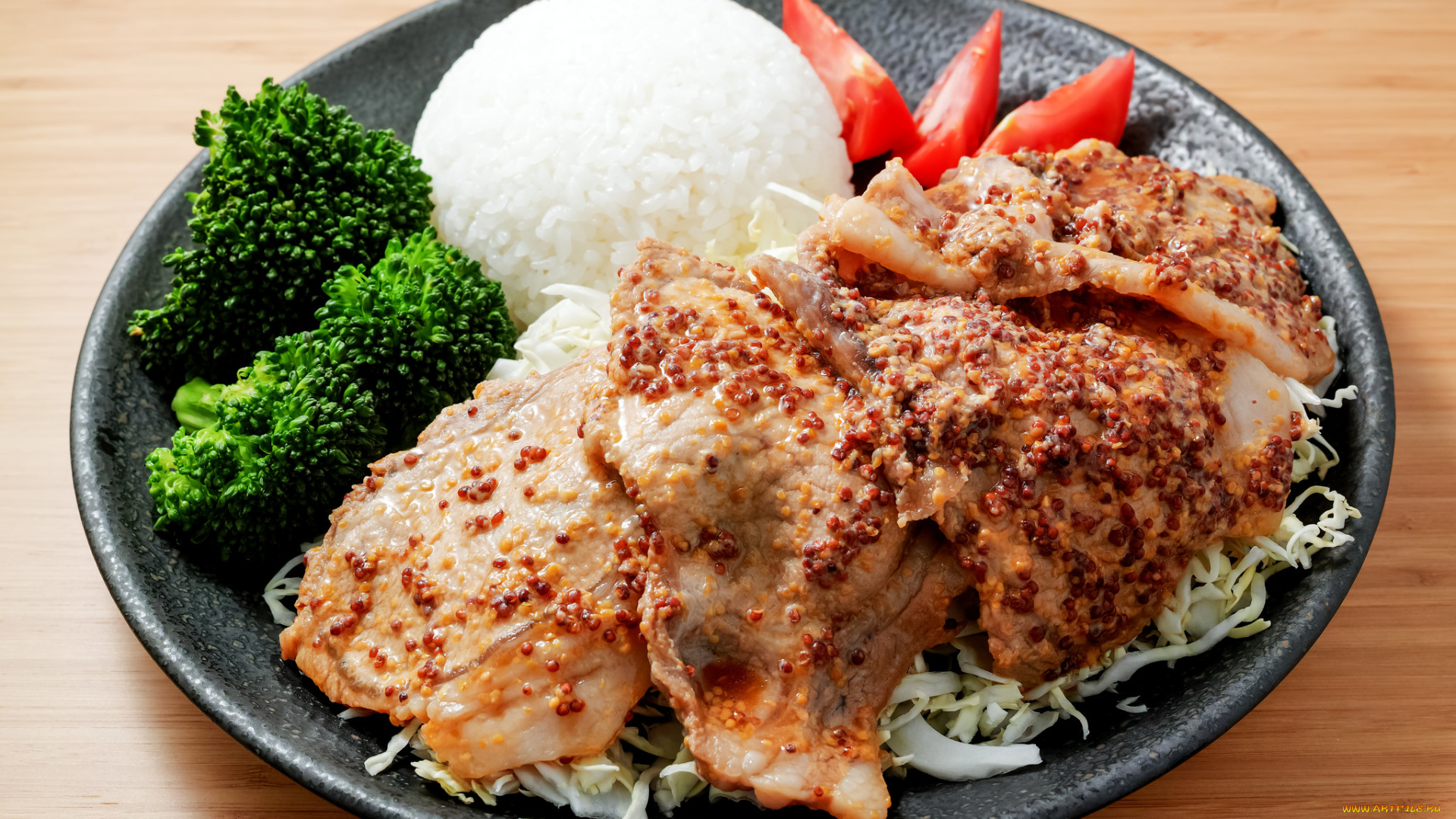 еда, вторые, блюда, мясо, рис, овощи