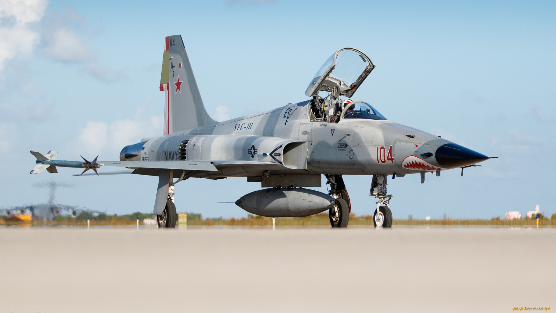 northrop, f-5n, tiger, авиация, боевые, самолёты, истребитель