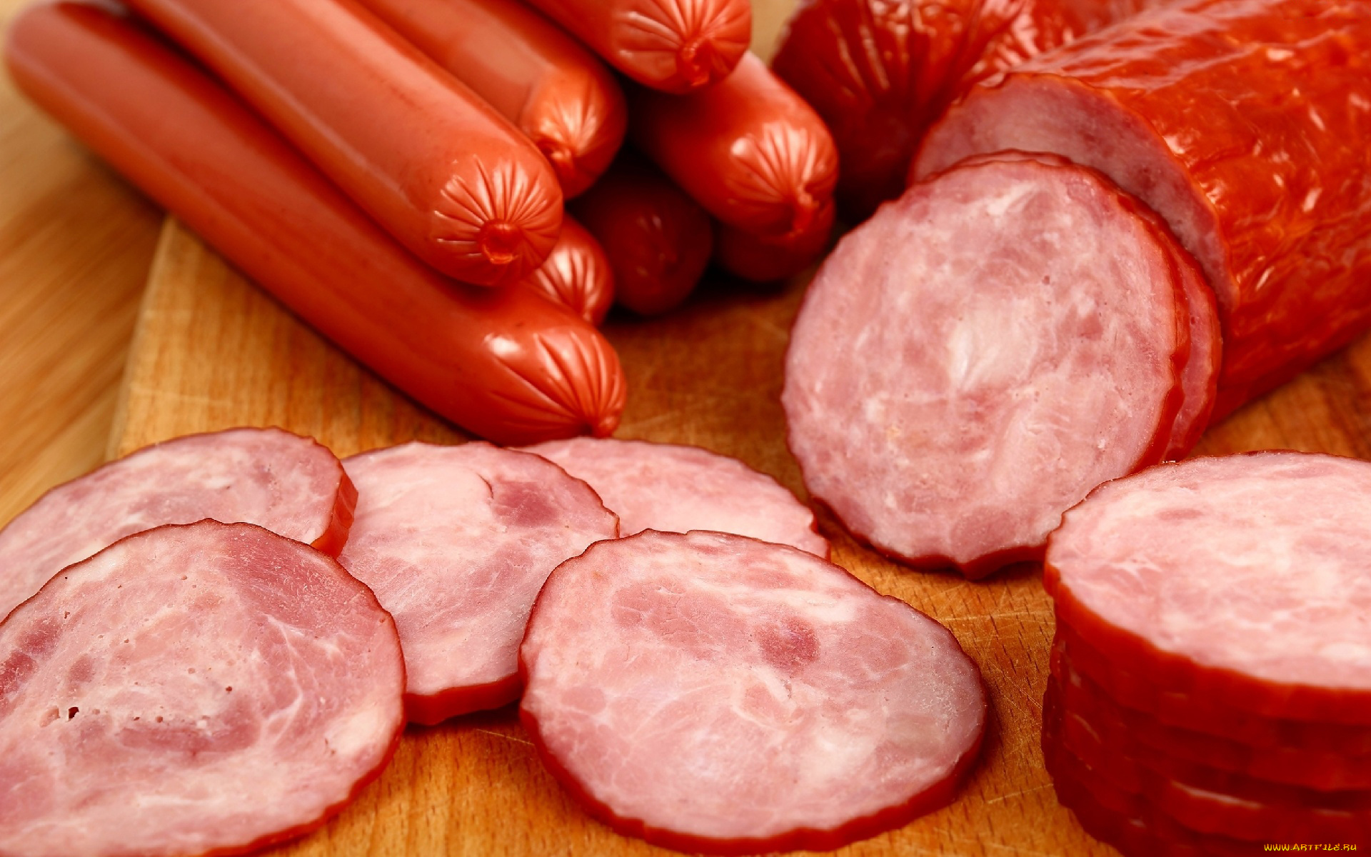 еда, колбасные, изделия, ветчина, сосиски