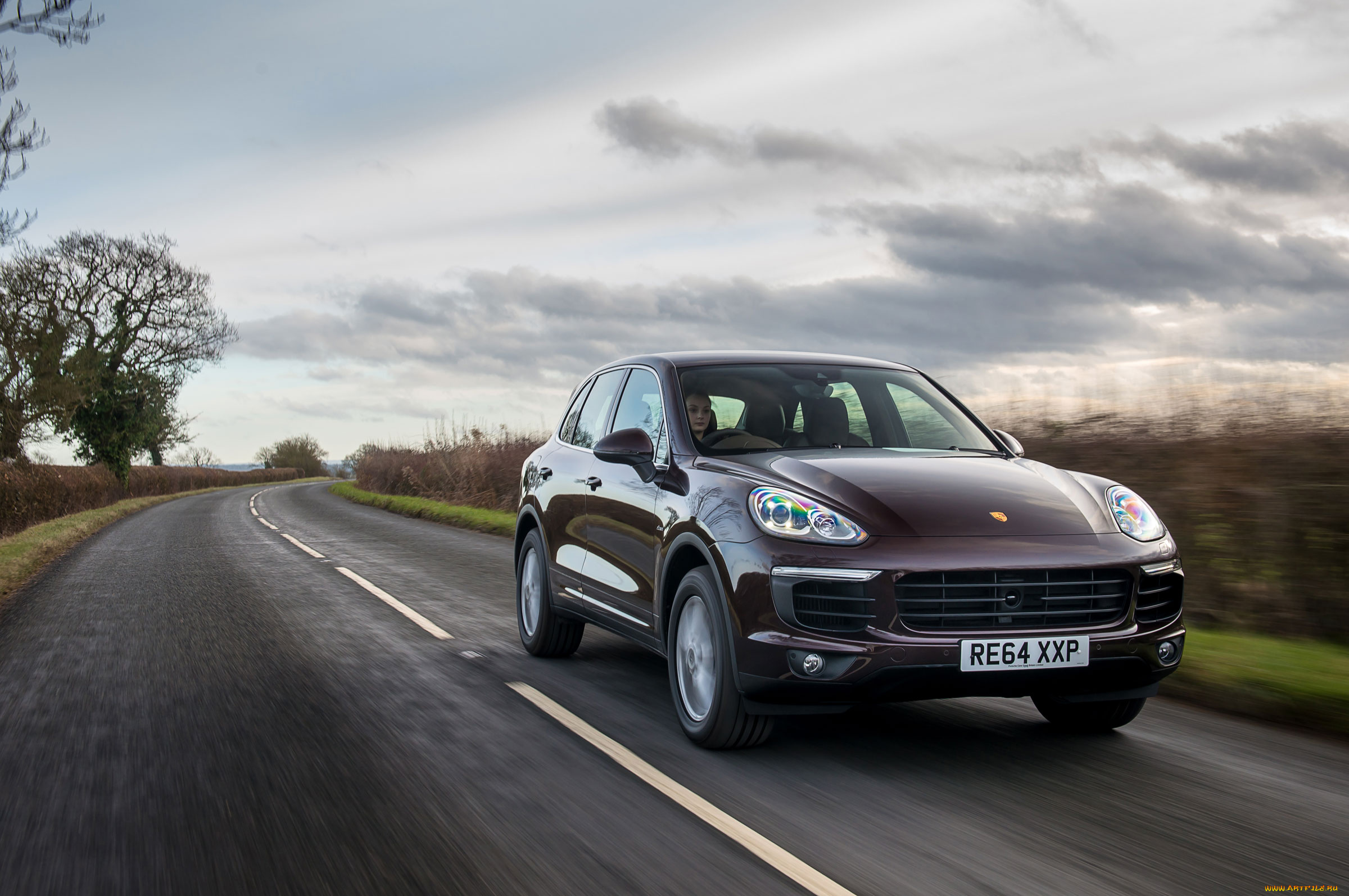 автомобили, porsche, diesel, cayenne, uk-spec