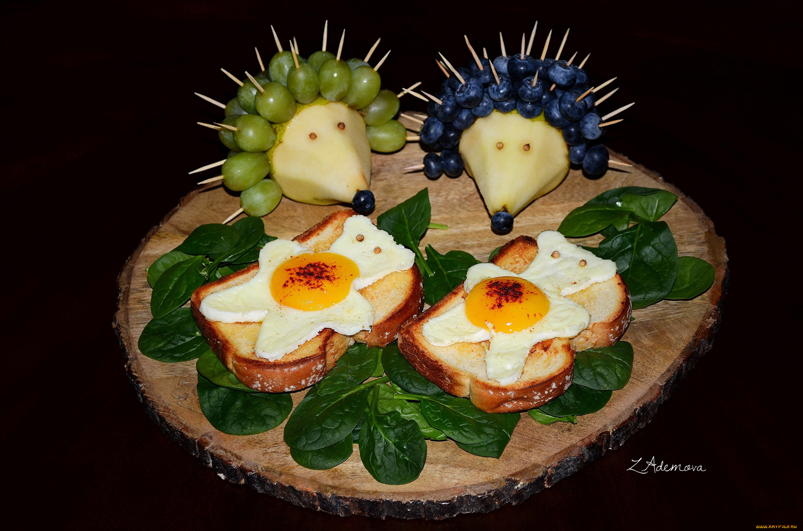 еда, бутерброды, , гамбургеры, , канапе, зелень, гренки, глазунья