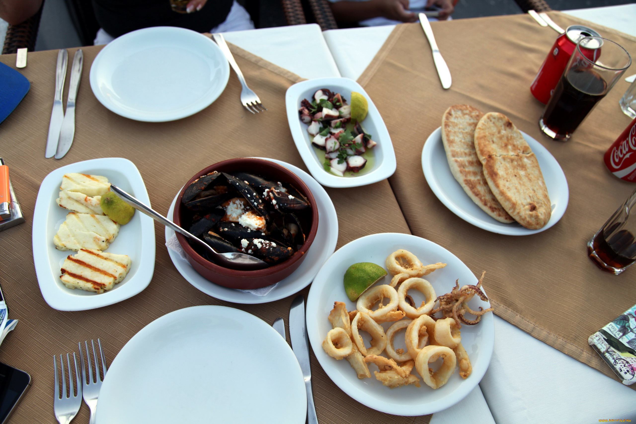 еда, разное, сыр, кальмары, мидии, лепешки