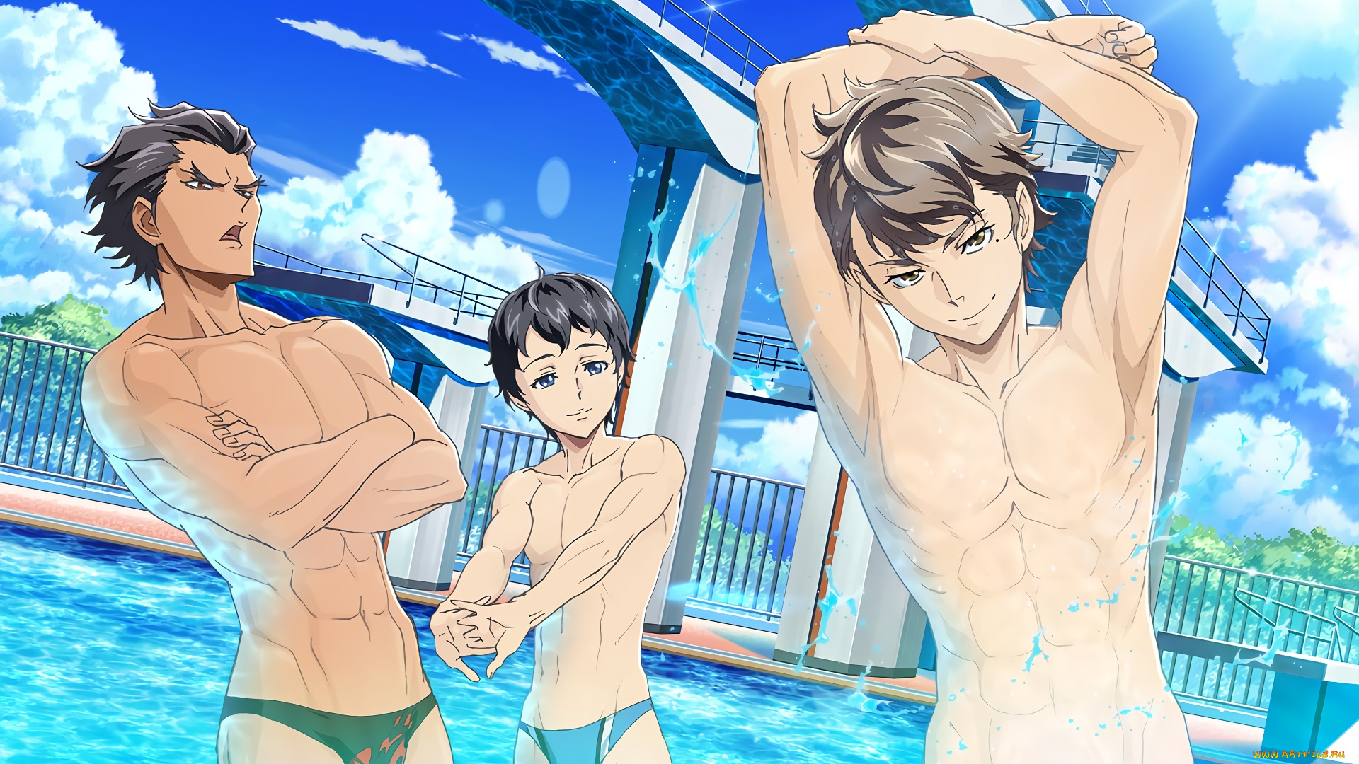 аниме, dive, персонаж