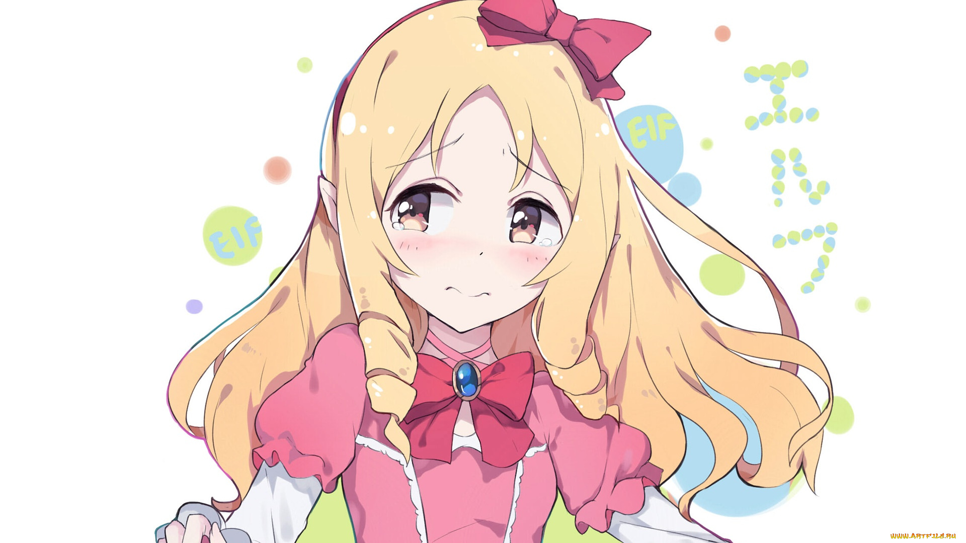 аниме, eromanga-sensei, фон, взгляд, девушка
