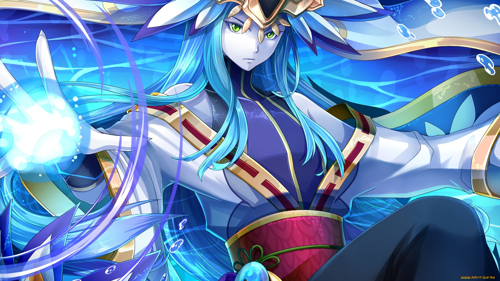 аниме, магия, , колдовство, , halloween, взгляд, фон, девушка