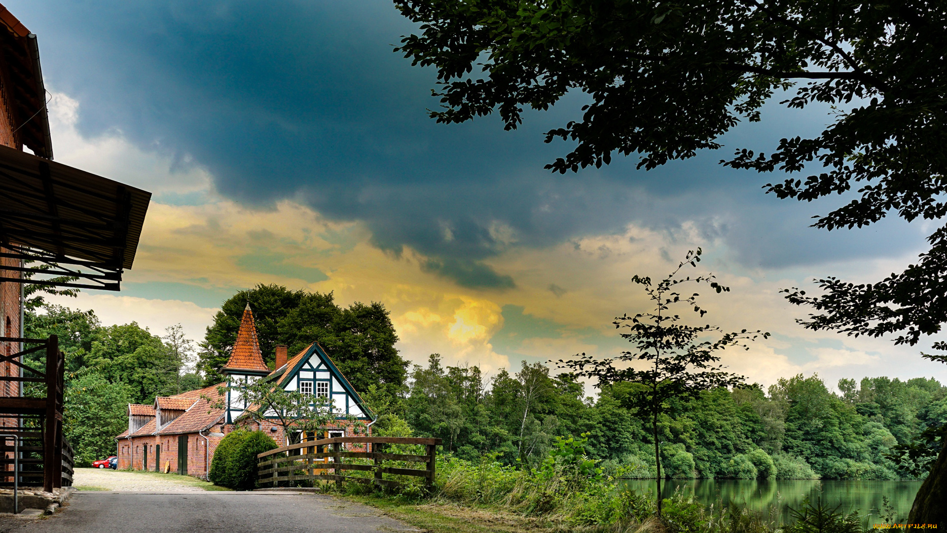 города, -, пейзажи, луга, леса, небо, домики, зелень, облака, дорога, склон, швейцария, поля, горы, деревья, трава, солнце