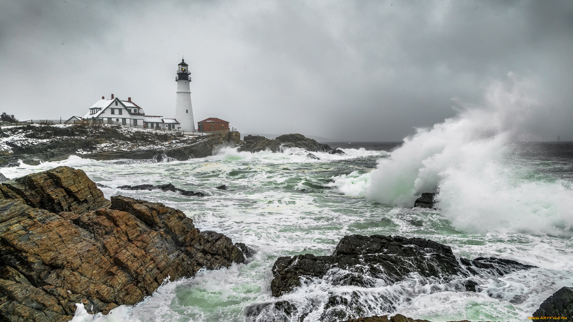 природа, маяки, море, маяк