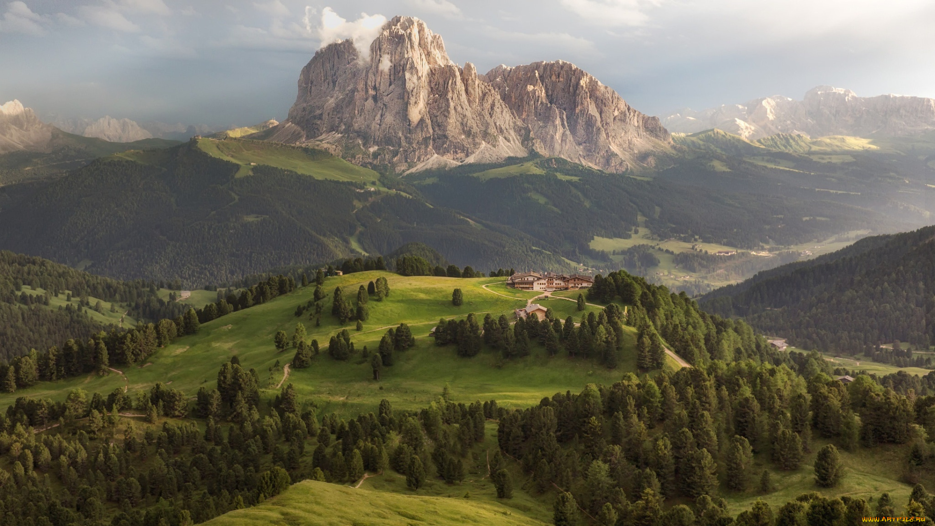 природа, пейзажи, леса, альпы, деревья, горы