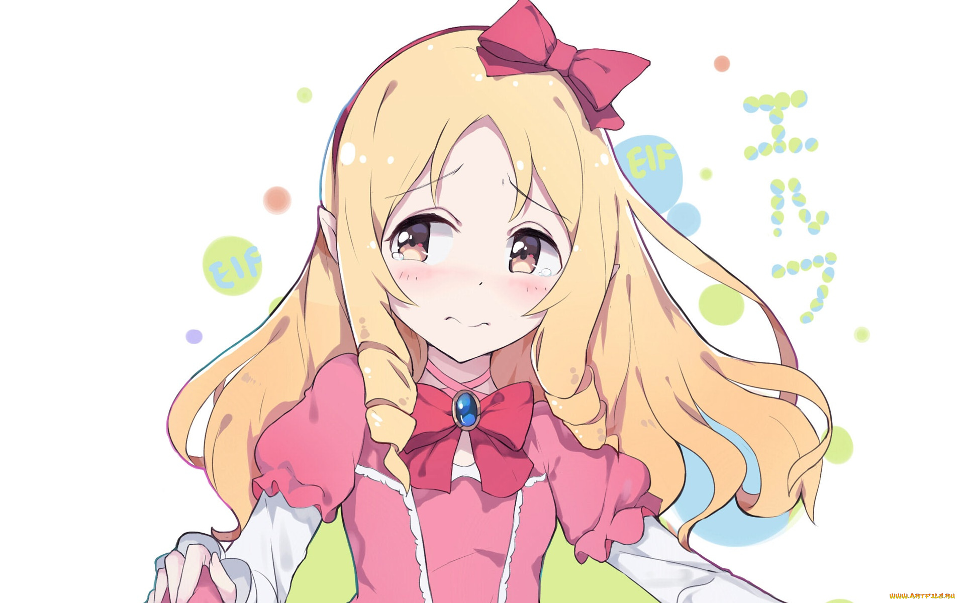 аниме, eromanga-sensei, фон, взгляд, девушка