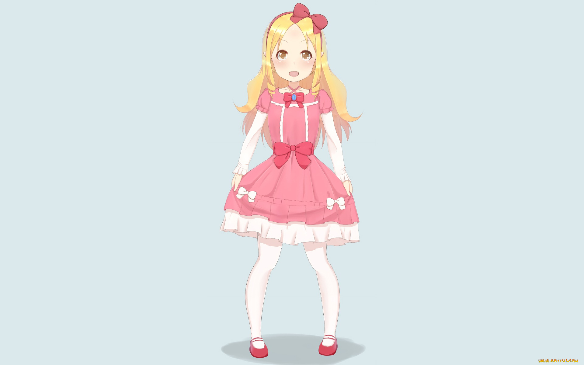 аниме, eromanga-sensei, взгляд, девушка, фон