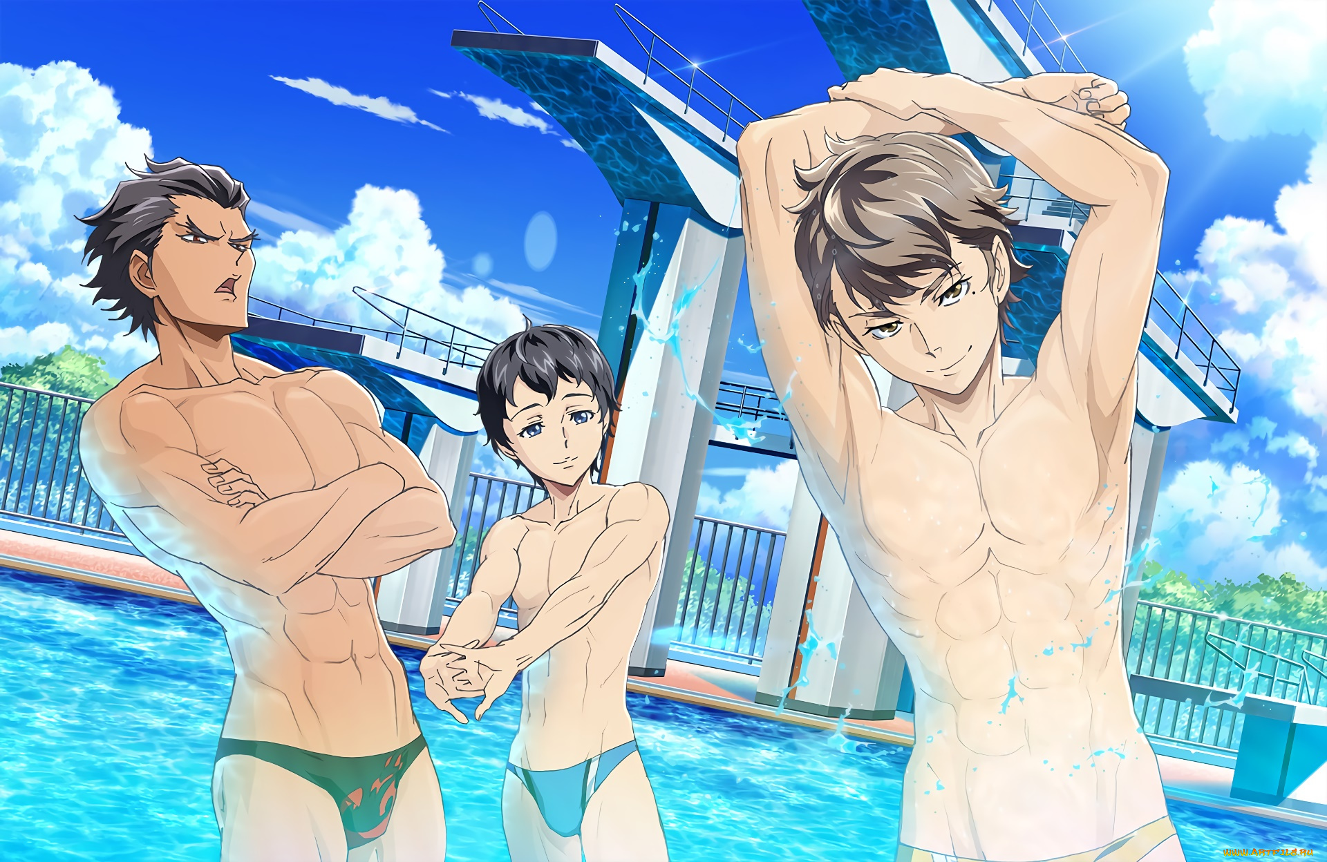 аниме, dive, персонаж