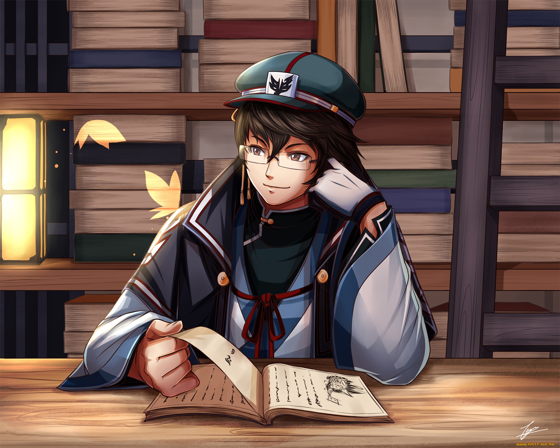 аниме, unknown, , другое, фон, взгляд, девушка