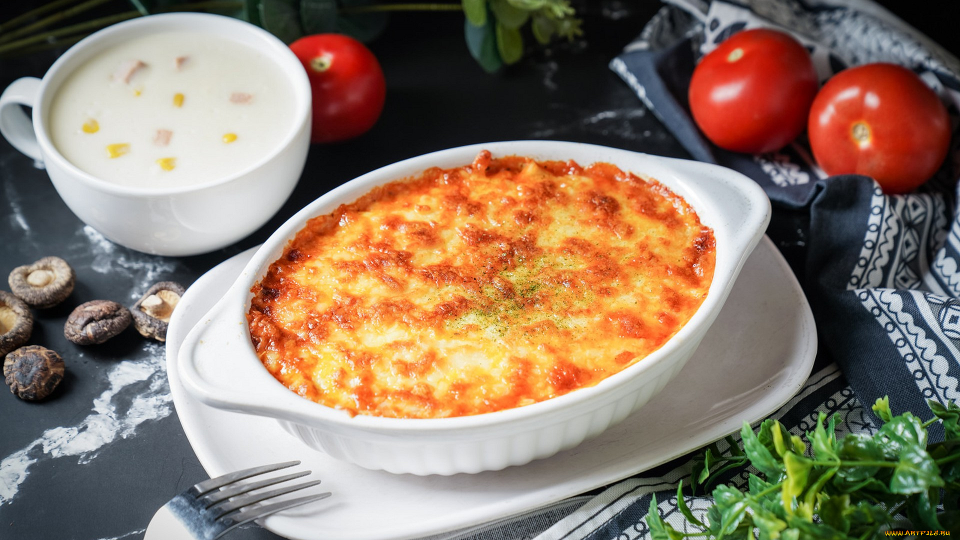 еда, вторые, блюда, снедь, томаты, помидоры