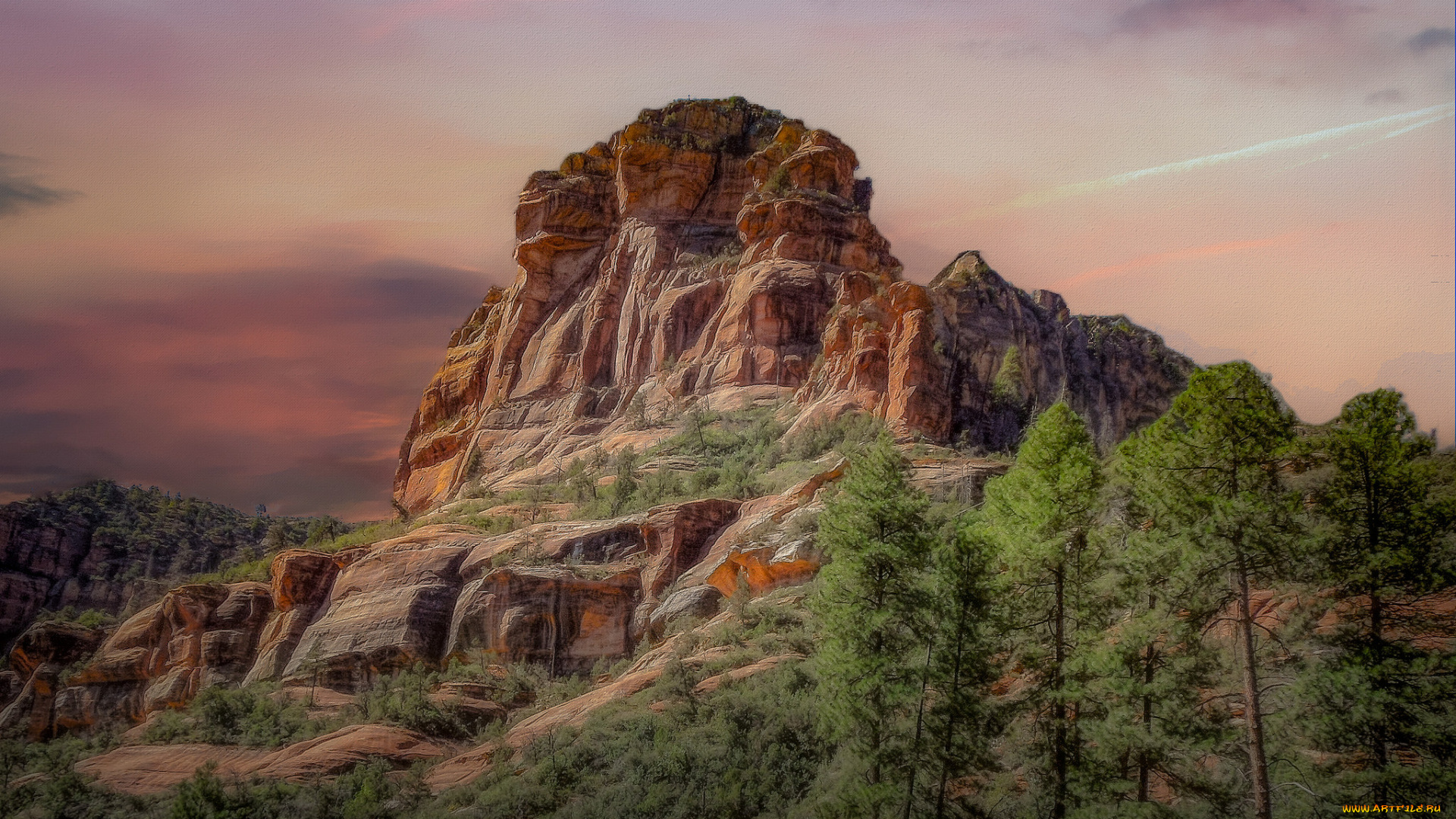 природа, горы, простор