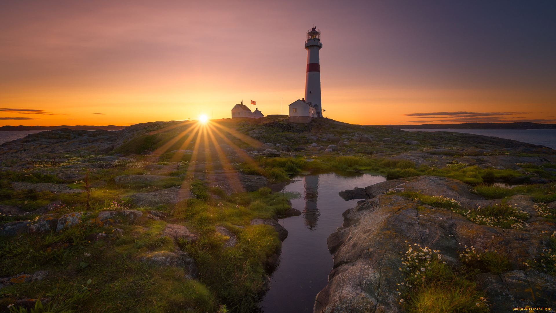 природа, маяки, простор