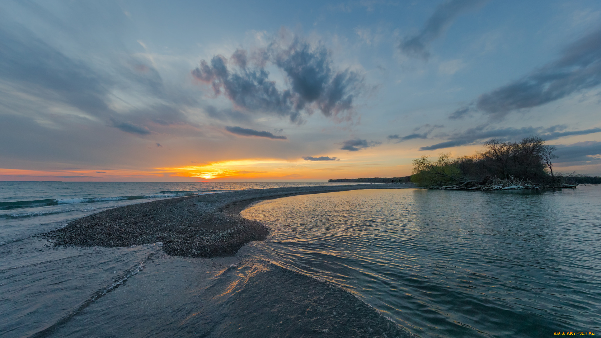 природа, моря, океаны, простор