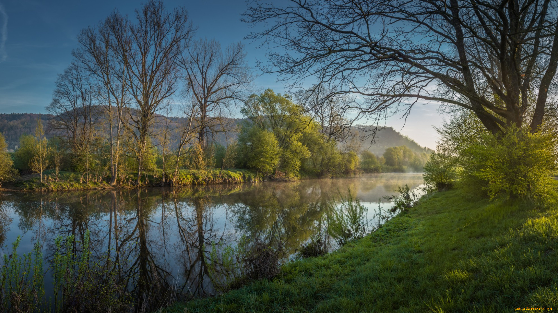 природа, реки, озера, простор