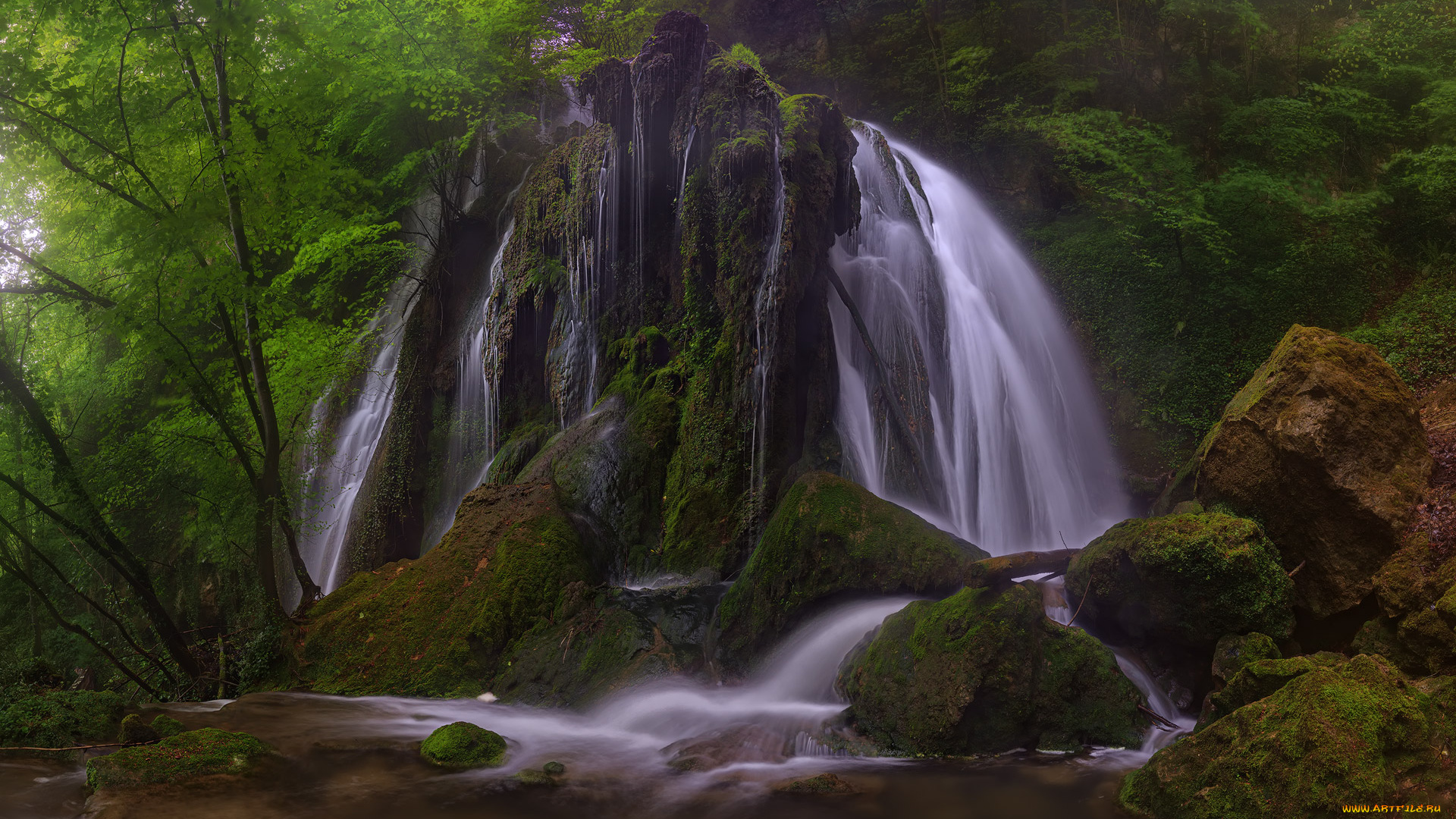 природа, водопады, простор