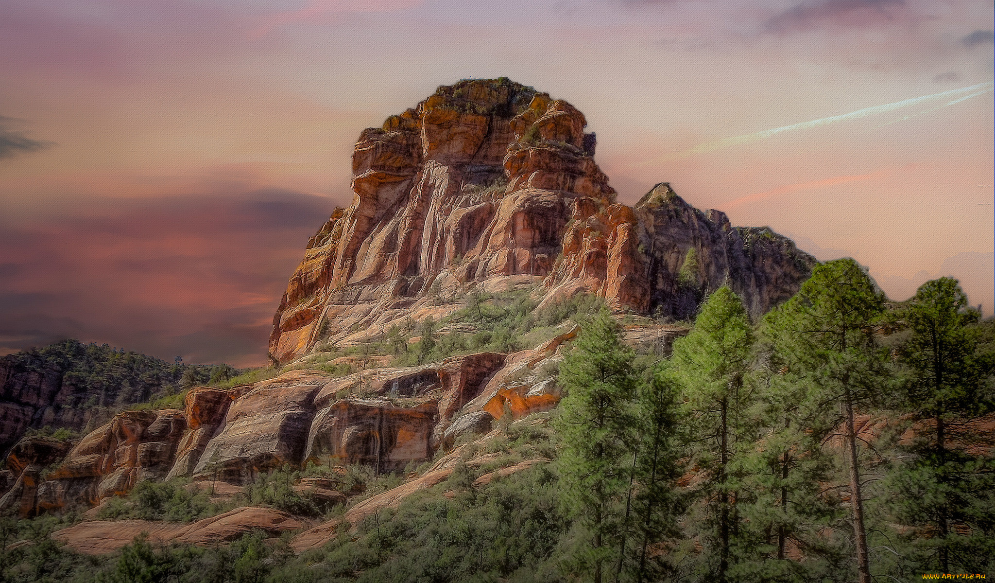 природа, горы, простор