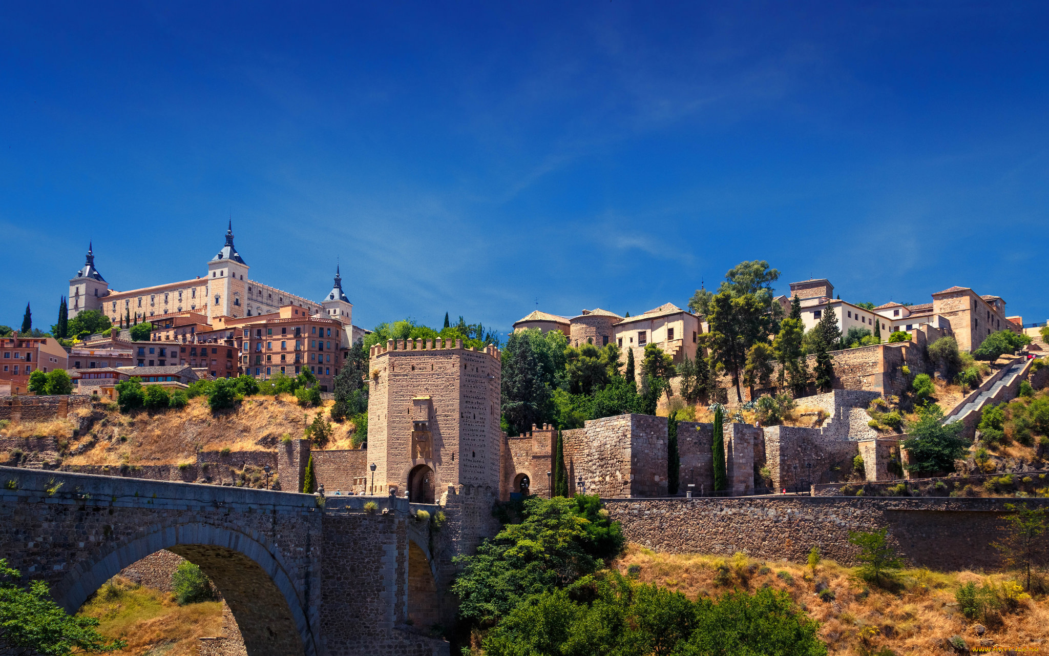 toledo, города, толедо, , испания, простор