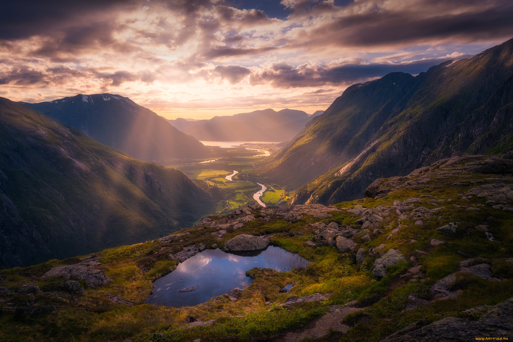 природа, горы, простор