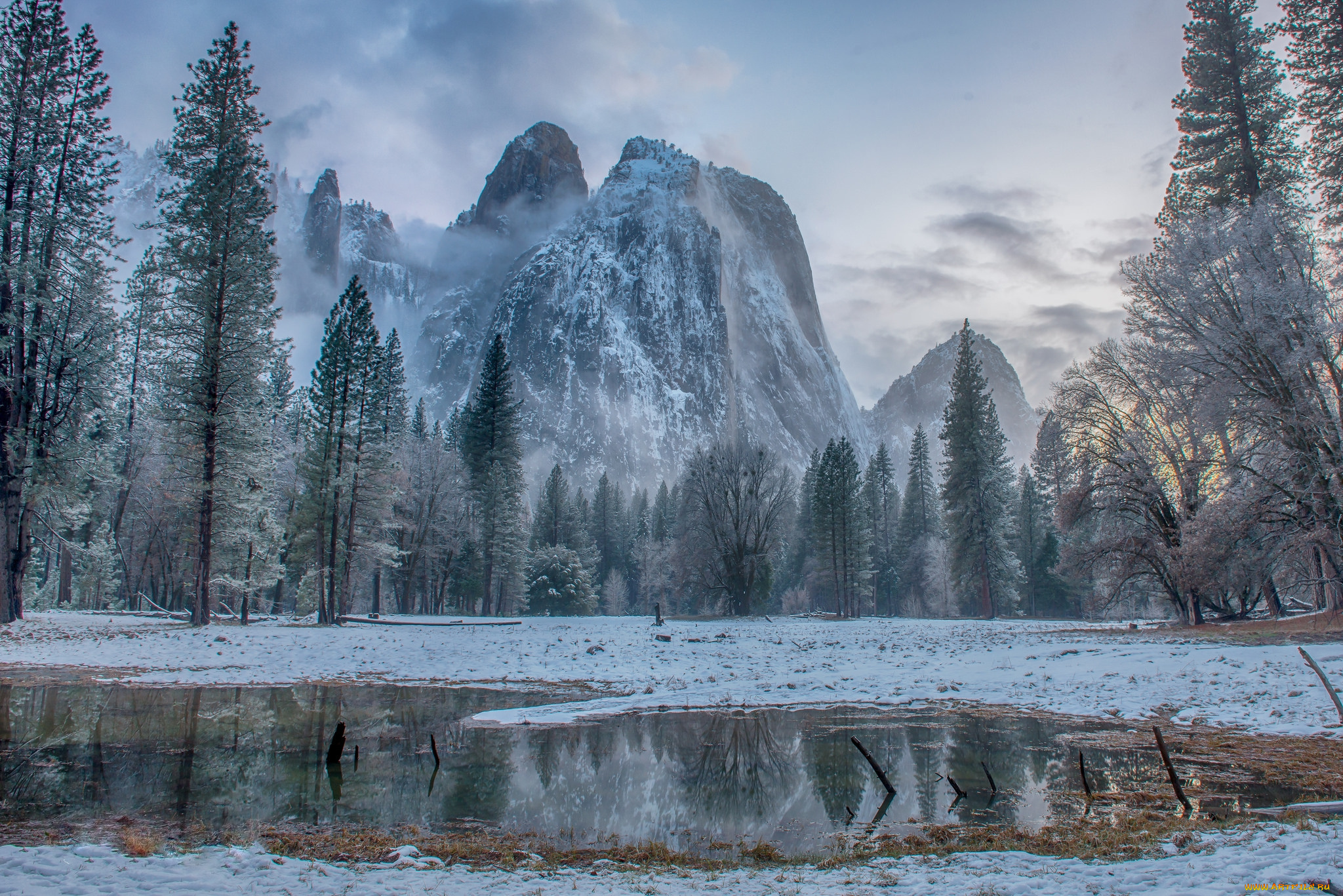 природа, горы, простор