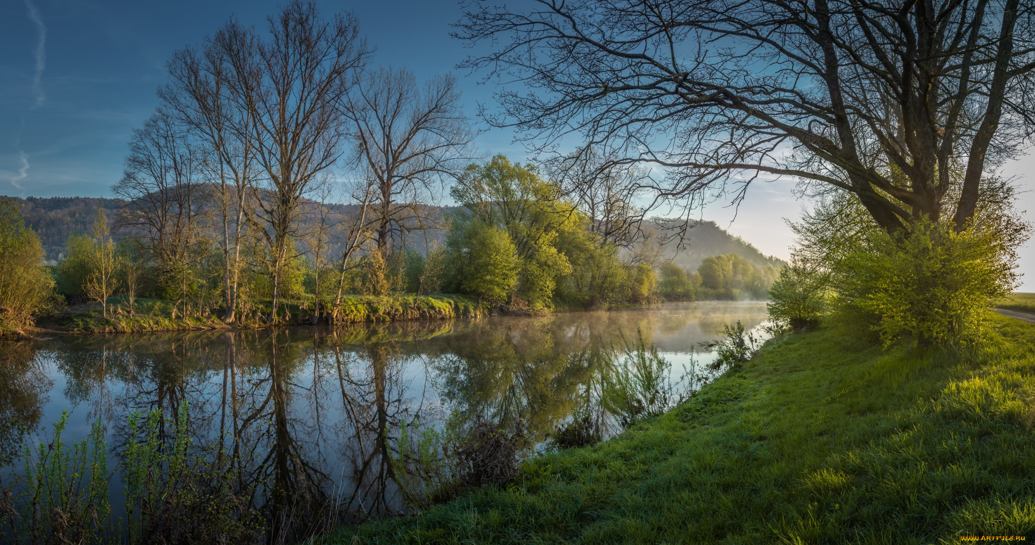 природа, реки, озера, простор