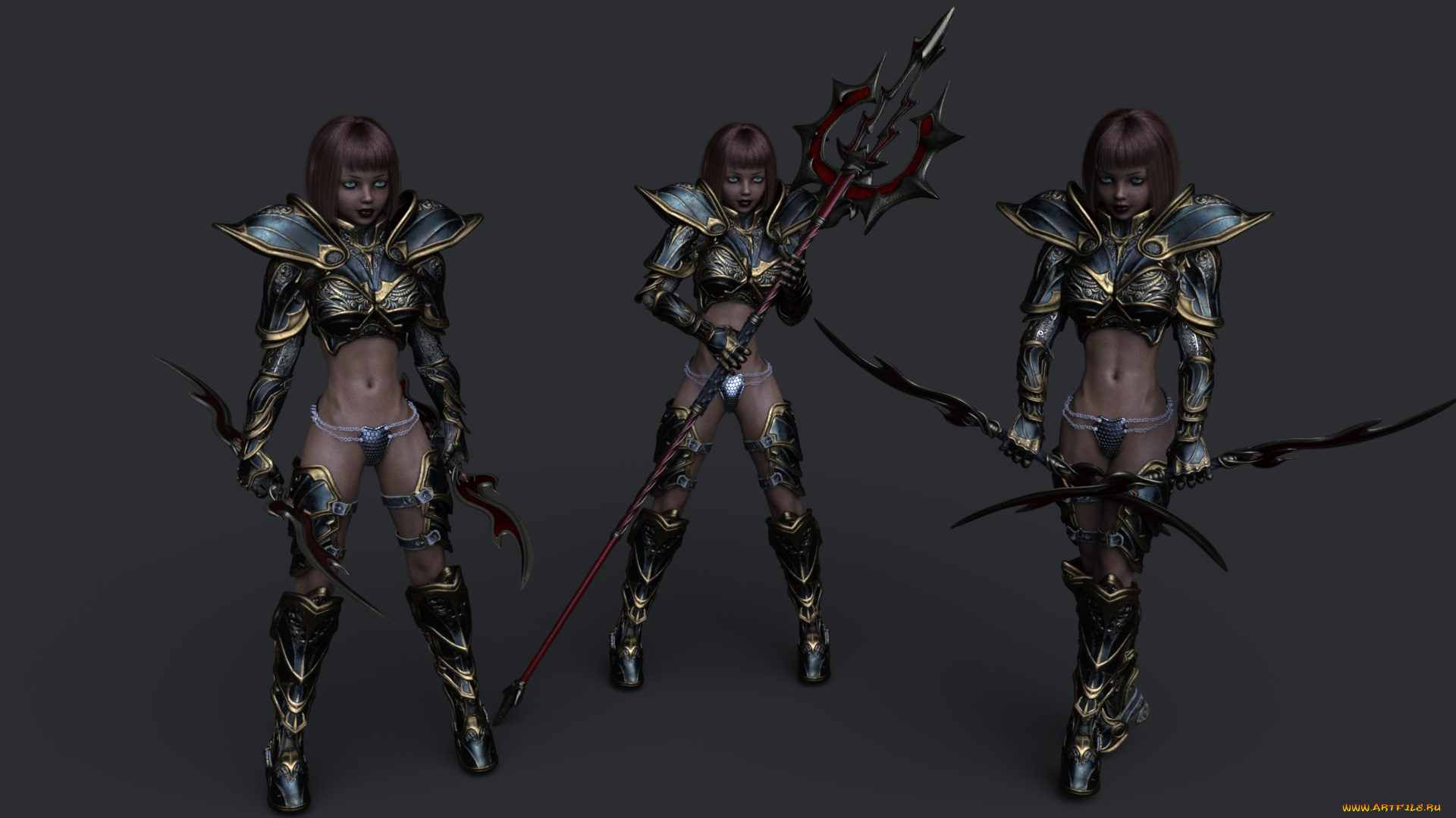 3д, графика, фантазия, , fantasy, фон, взгляд, девушки