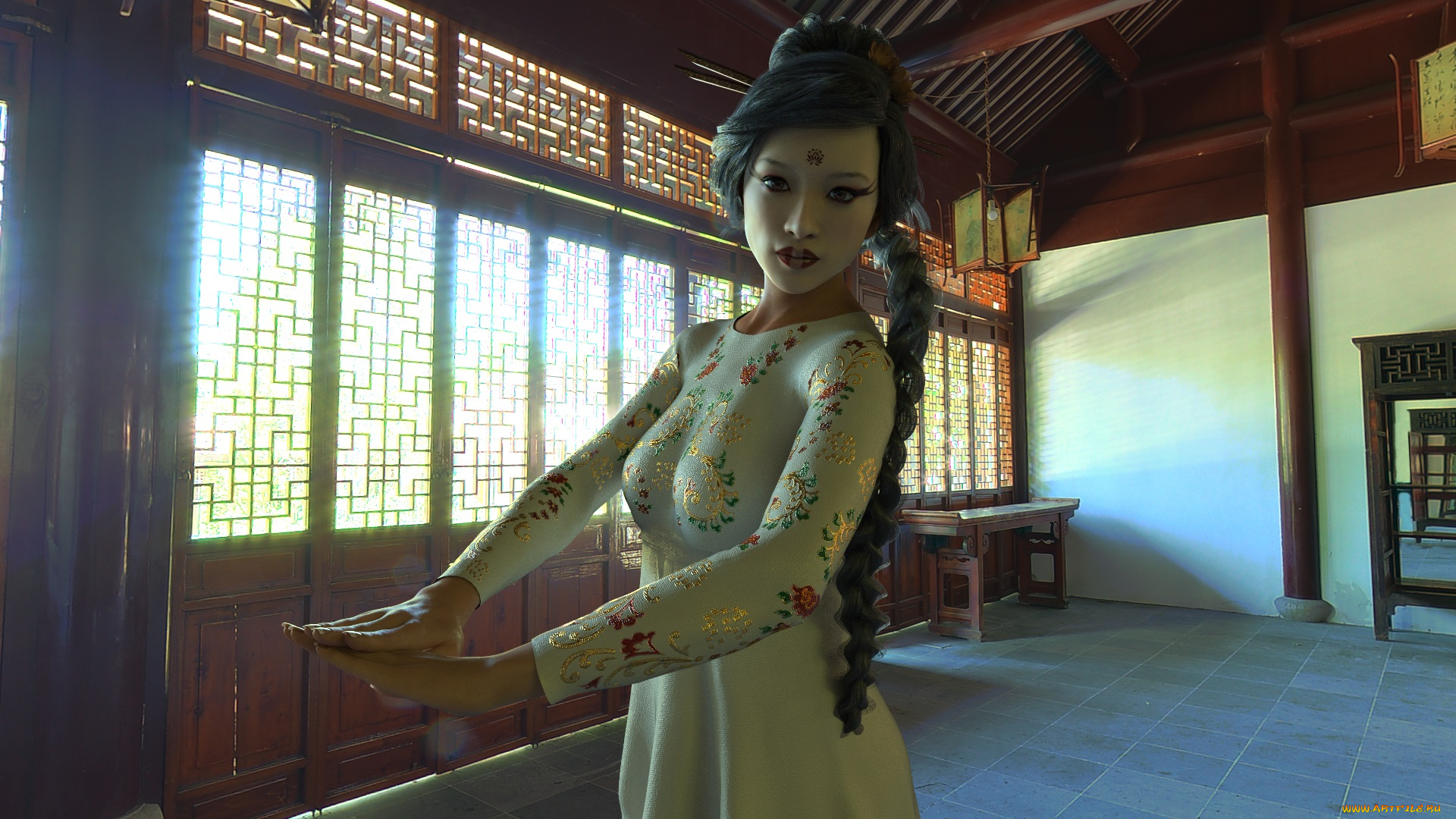 3д, графика, люди, , people, фон, взгляд, девушки