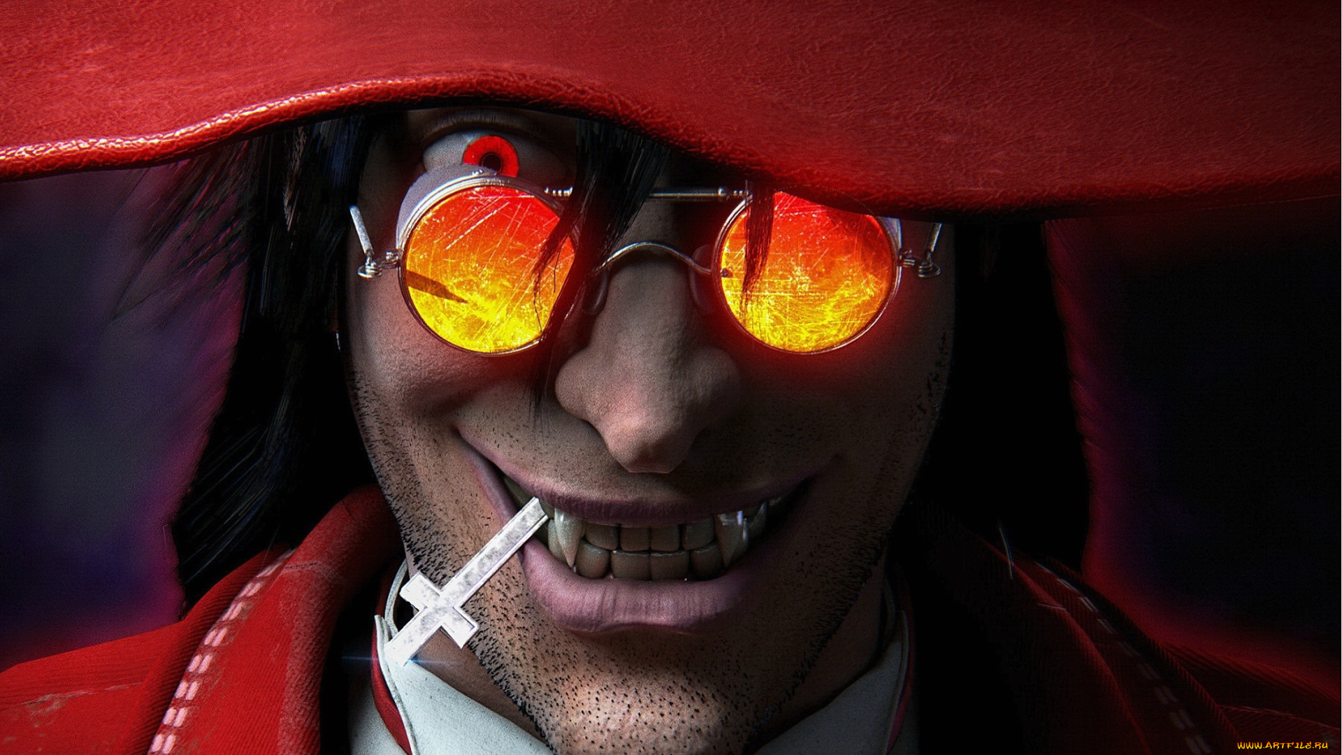 аниме, hellsing, alucard
