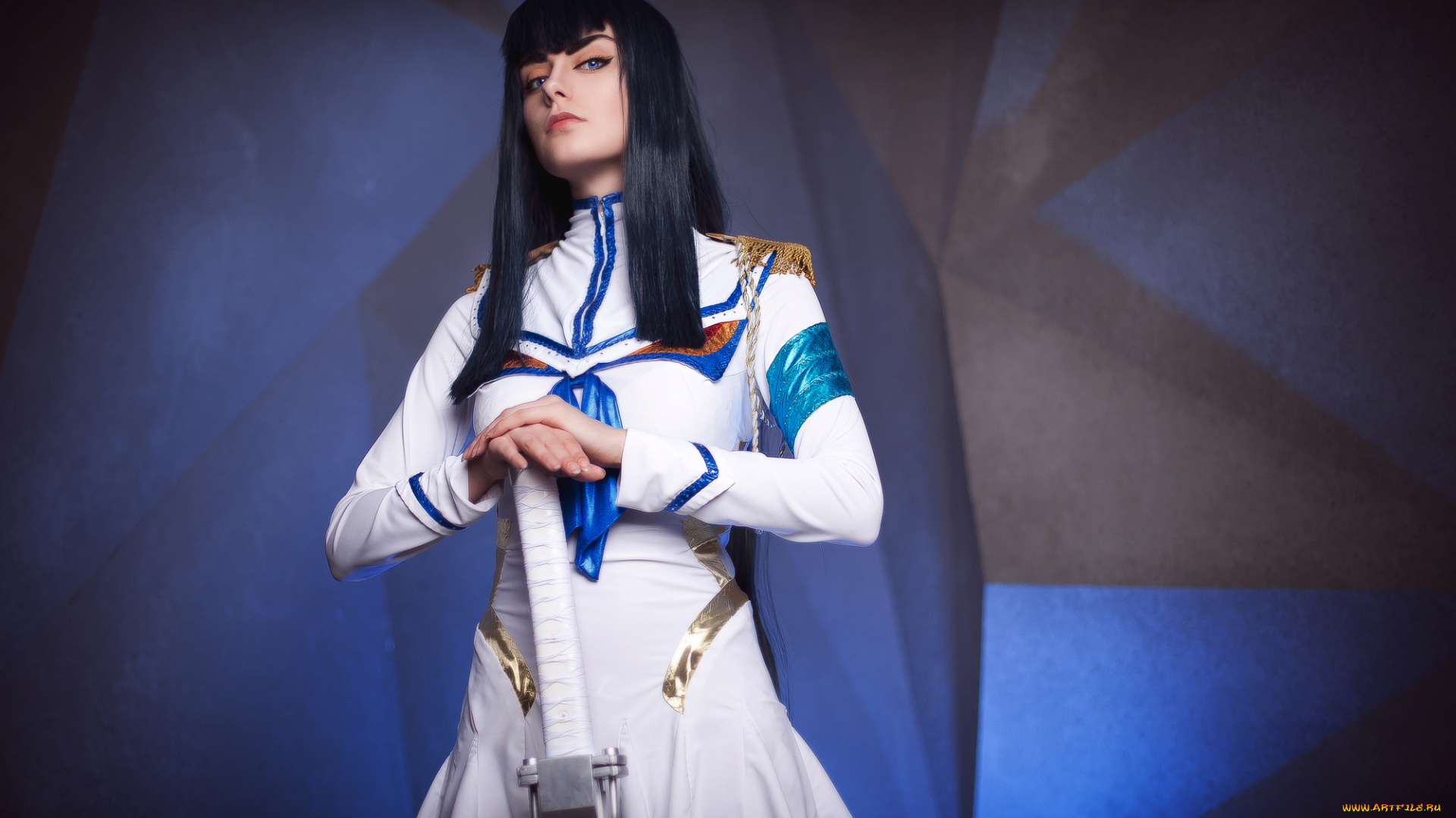 девушки, alien, orihara, девушка, фон, взгляд, униформа