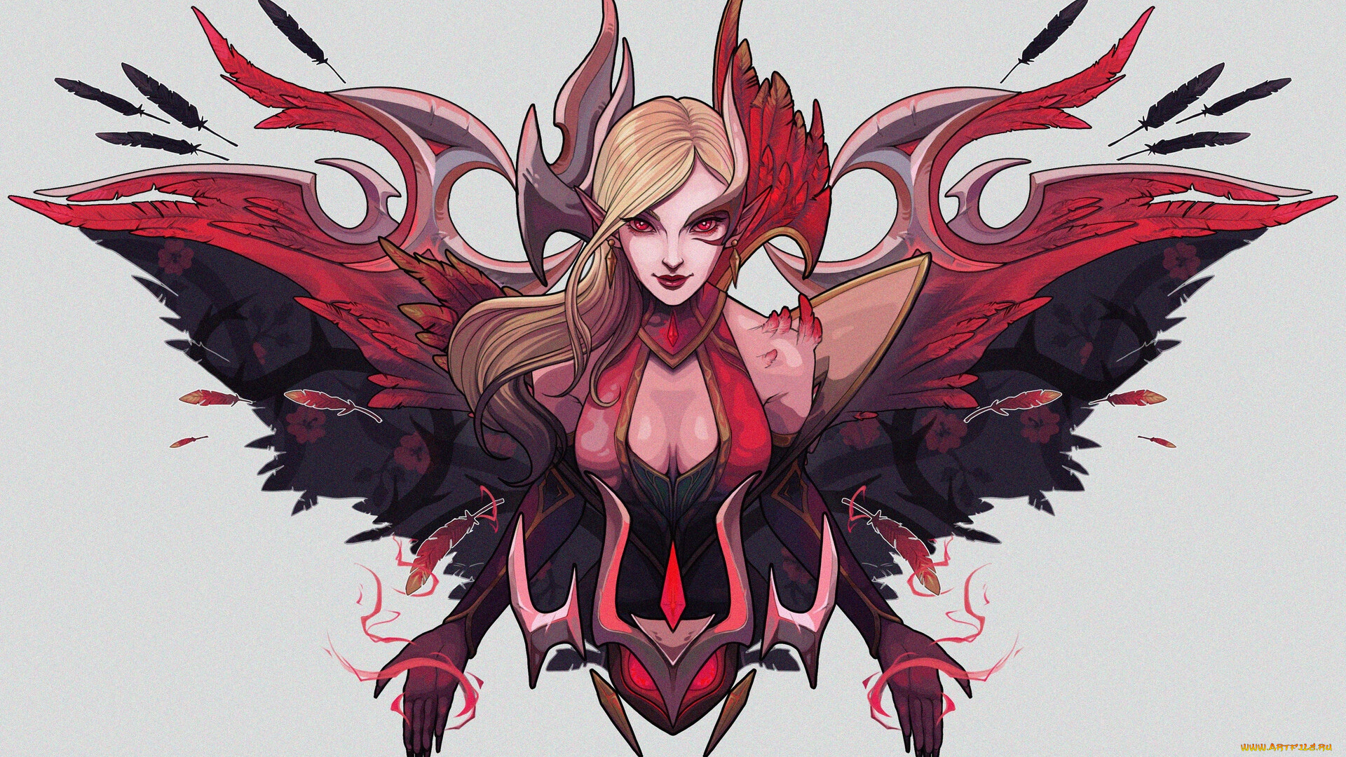 видео, игры, league, of, legends, моргана, перья