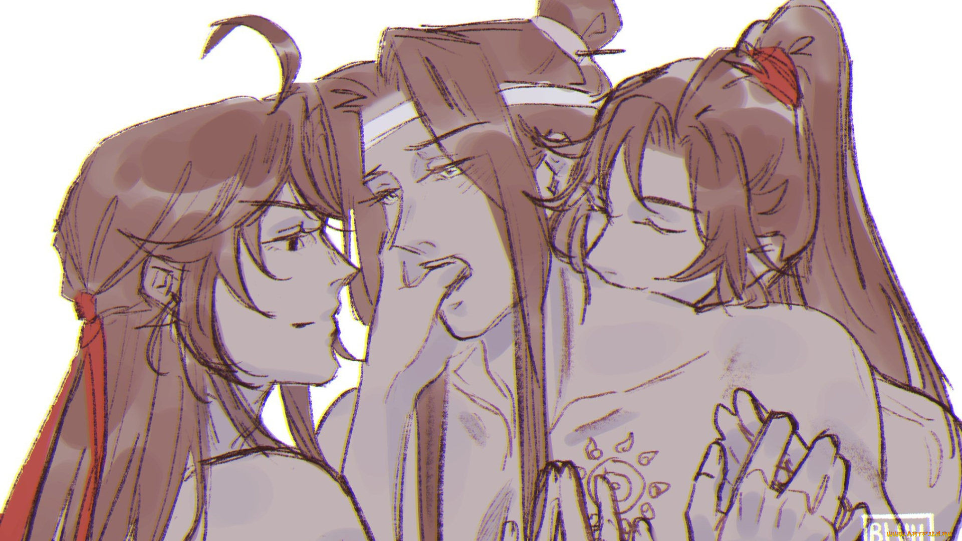 аниме, mo, dao, zu, shi, the, untamed, неукротимый, повелитель, чэньцин, мосян, тунсю, mo, dao, zu, shi, магистр, дьявольского, культа