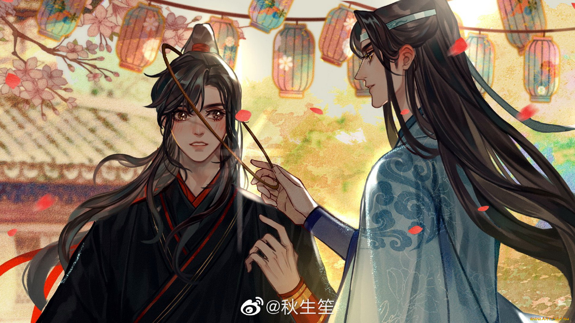 аниме, mo, dao, zu, shi, вэй, усянь, лань, ванцзи, кольцо