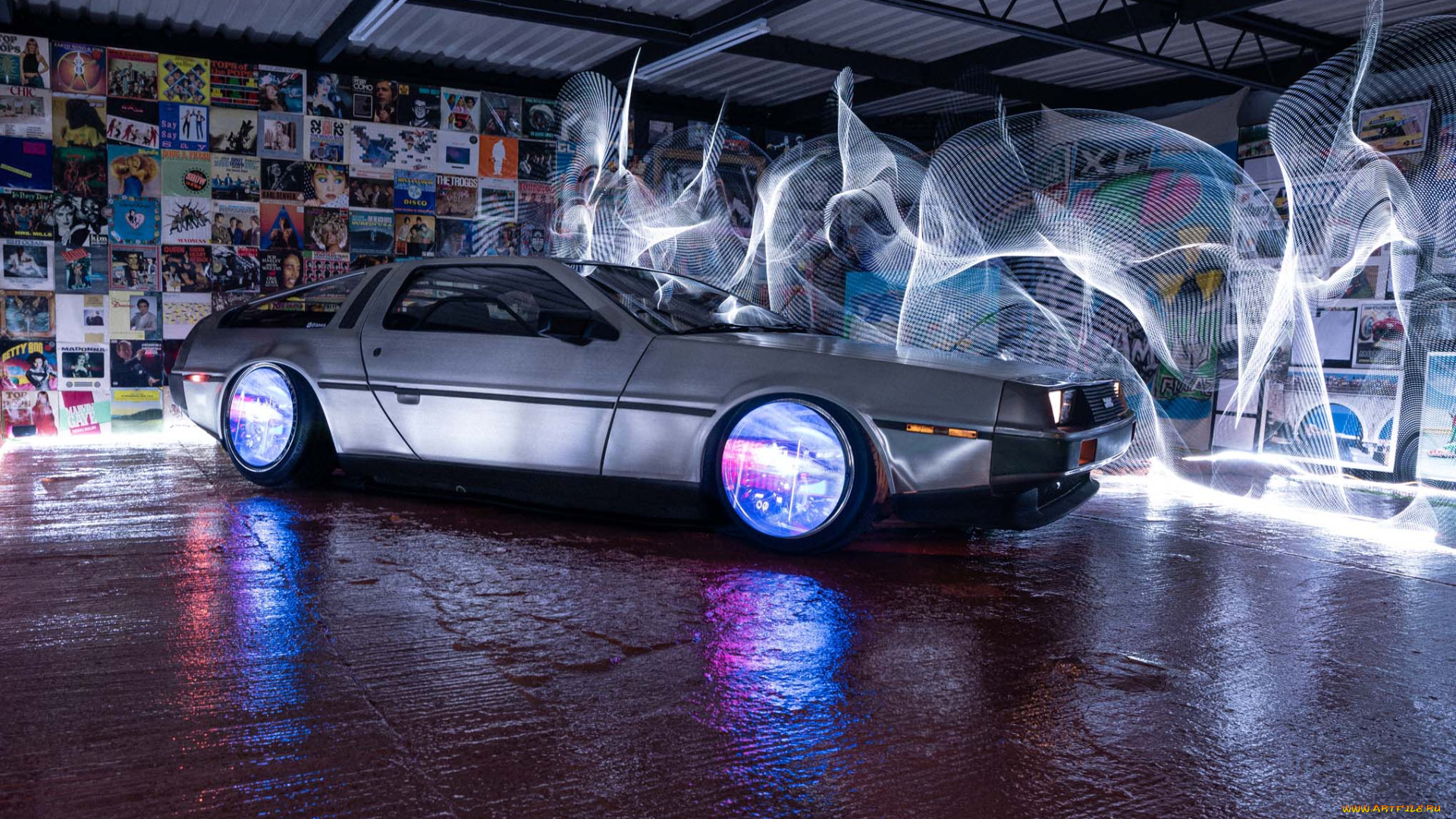 автомобили, 3д, dmc