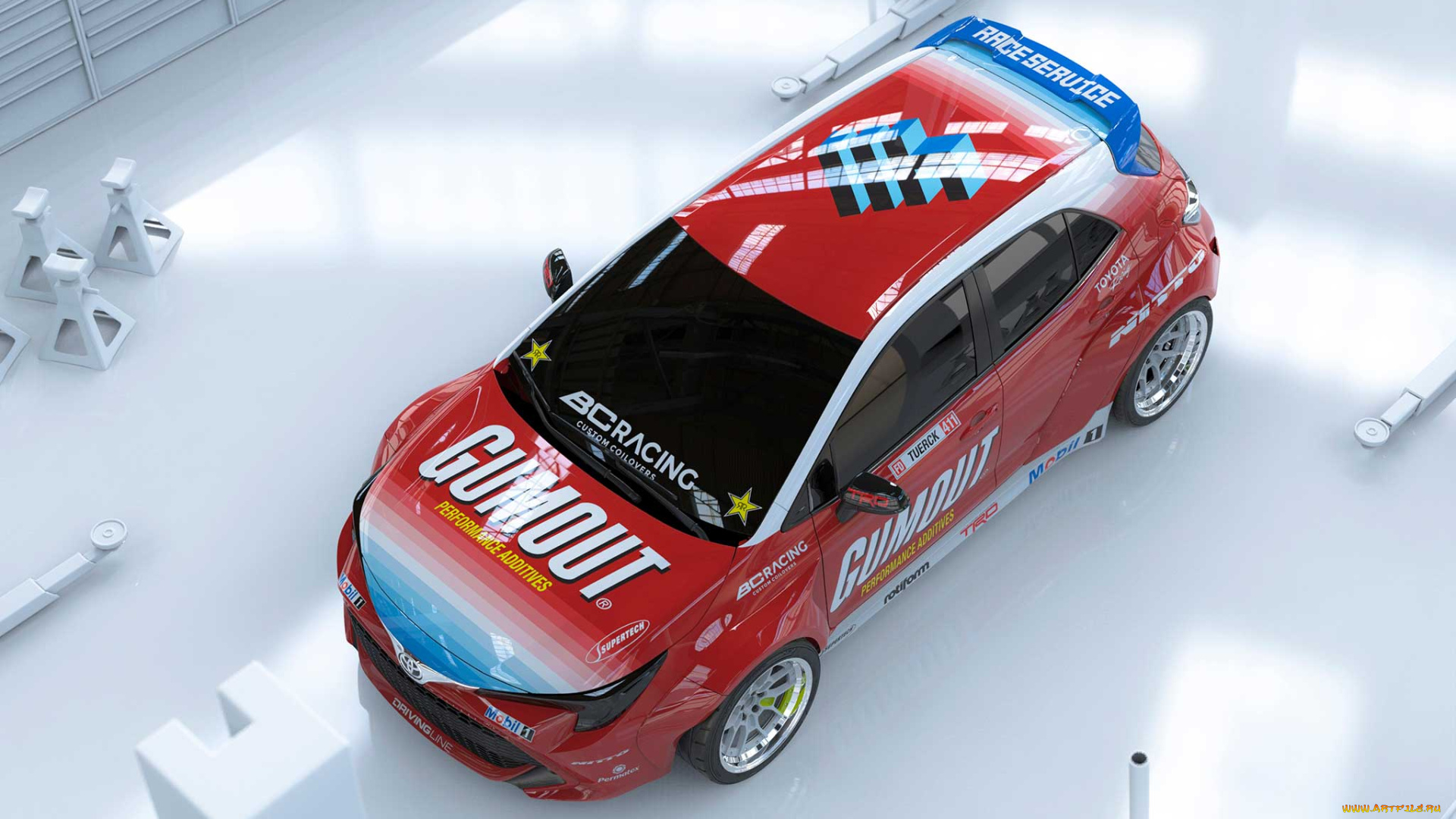 автомобили, 3д, toyota