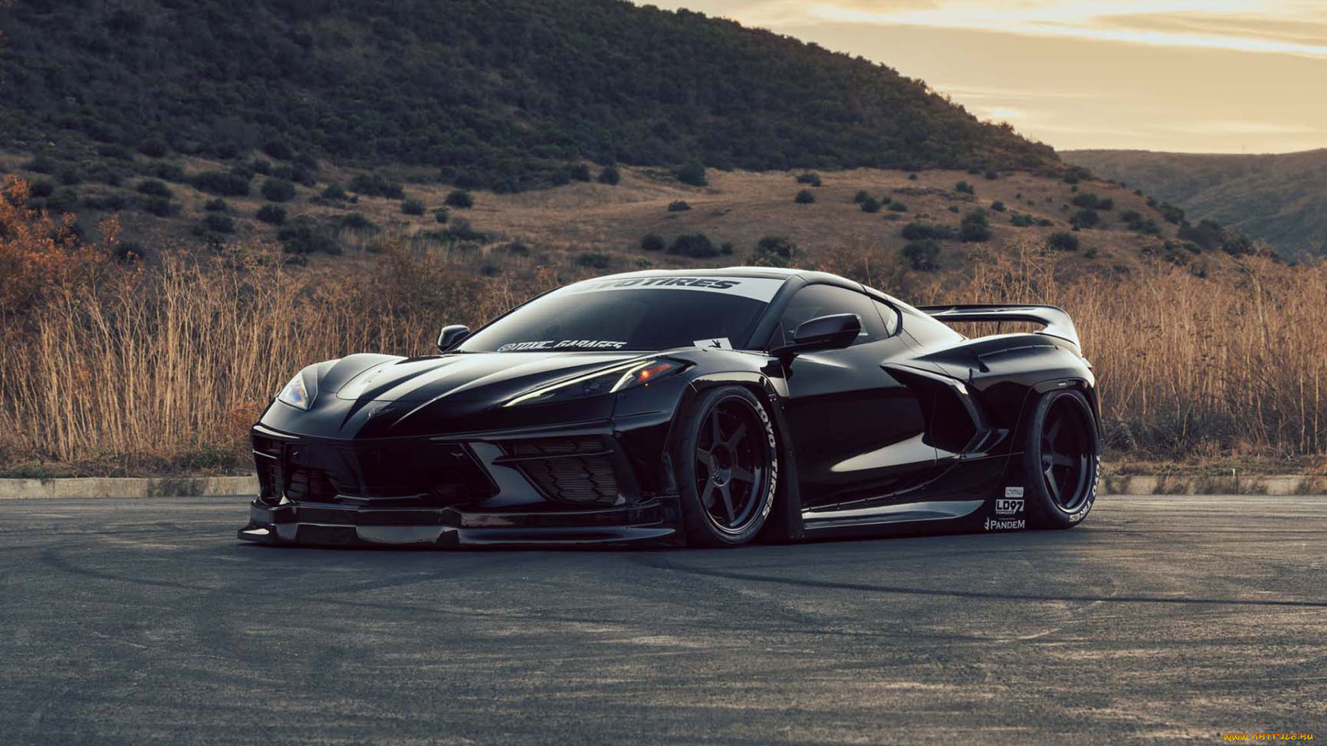 автомобили, corvette, pandem