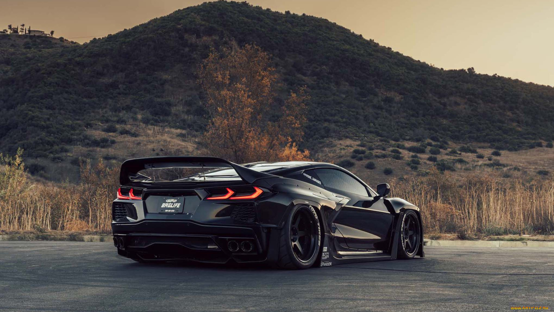 автомобили, corvette, pandem