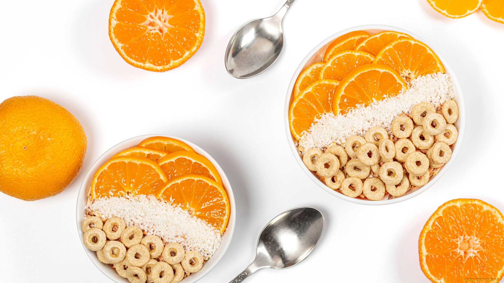 еда, мюсли, , хлопья, апельсины, колечки