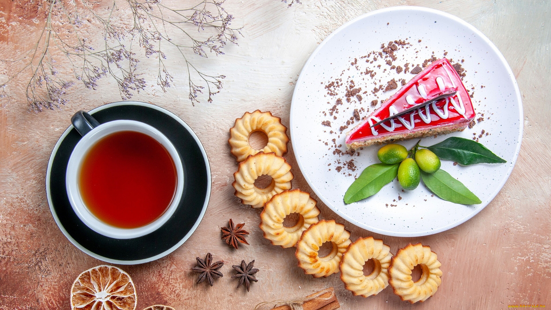 еда, пирожные, , кексы, , печенье, печенье, пирожное, анис, чай