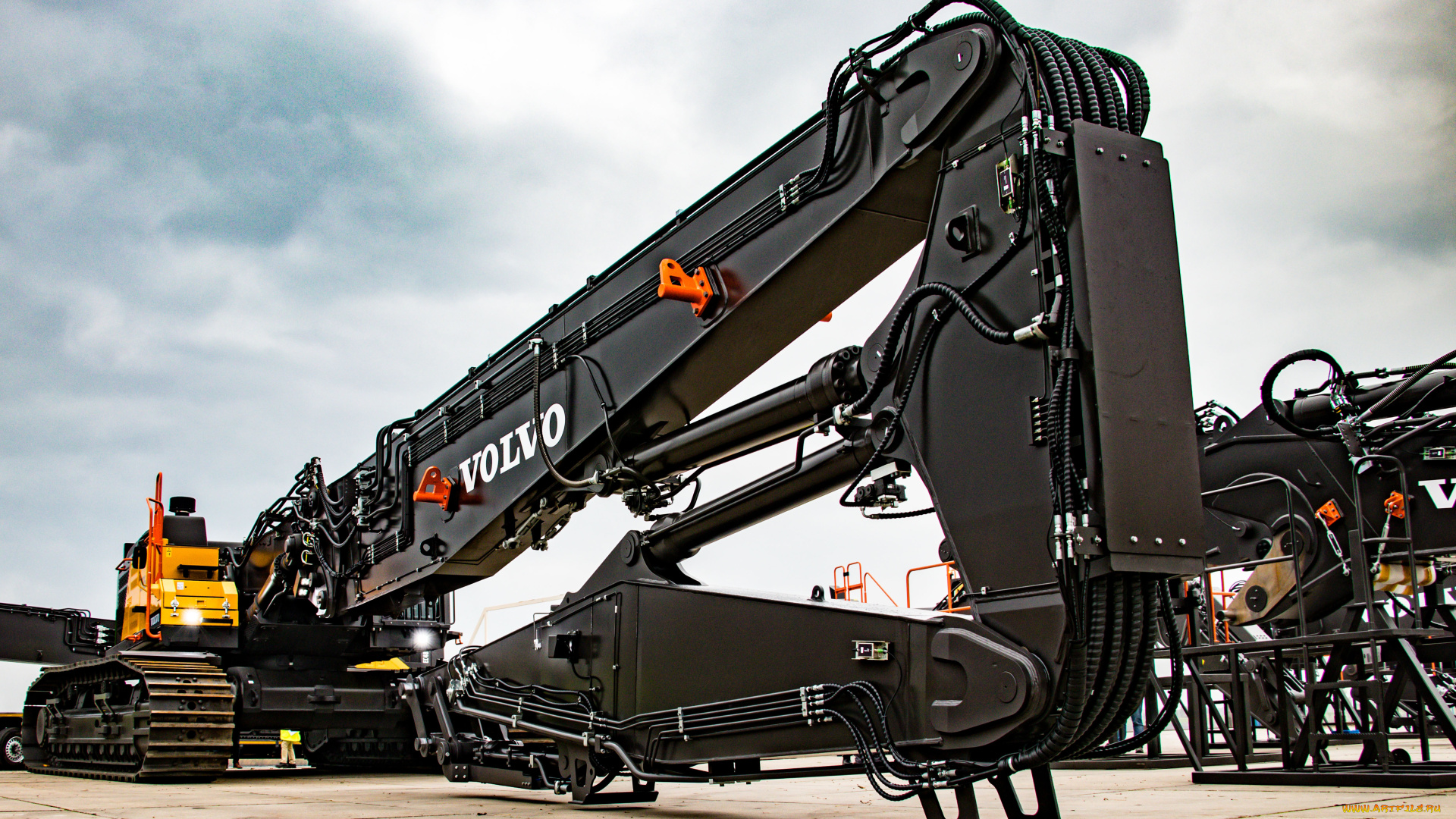 техника, экскаваторы, volvo