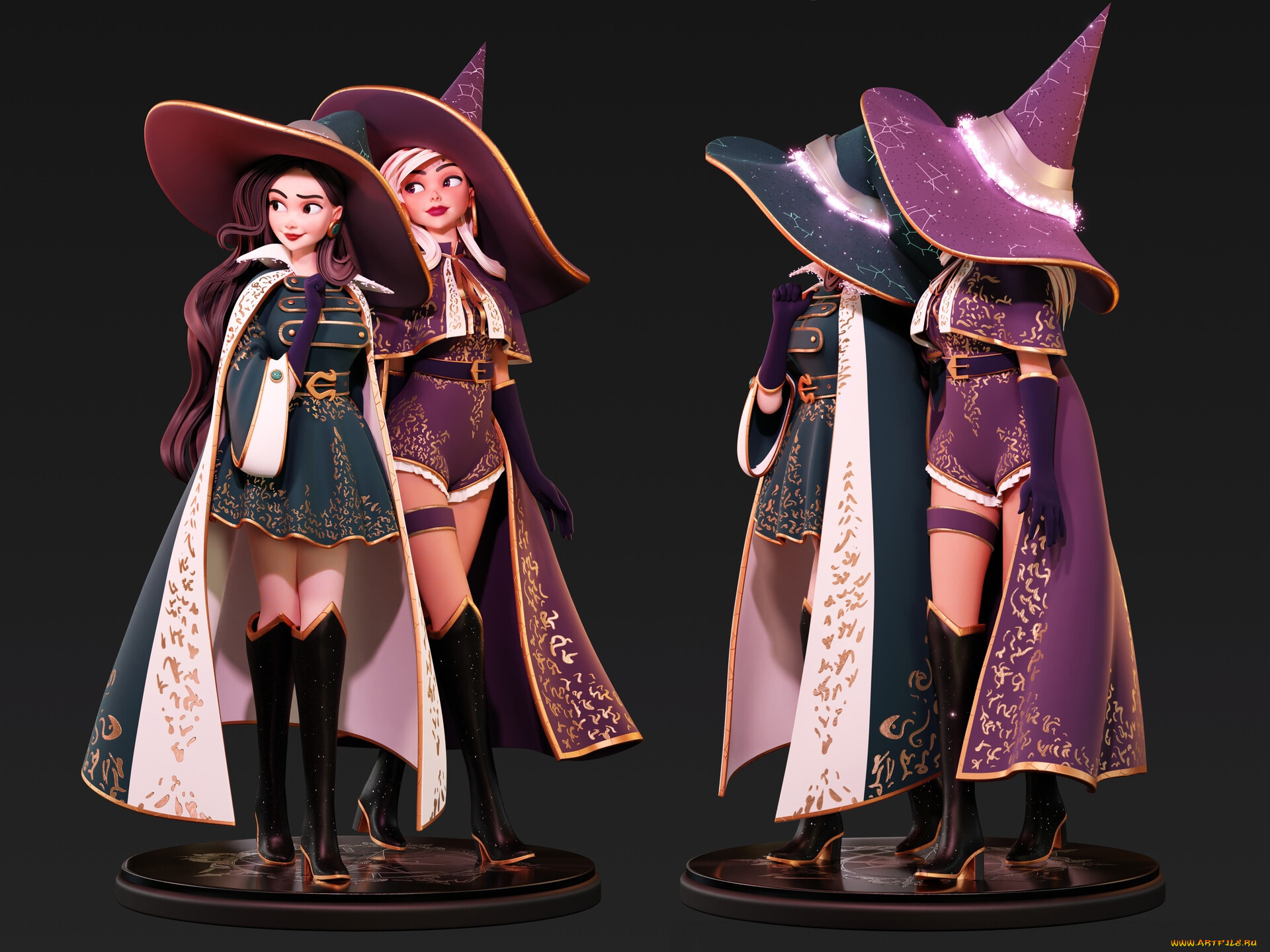 фэнтези, маги, , волшебники, девушки, ведьмы, подруги